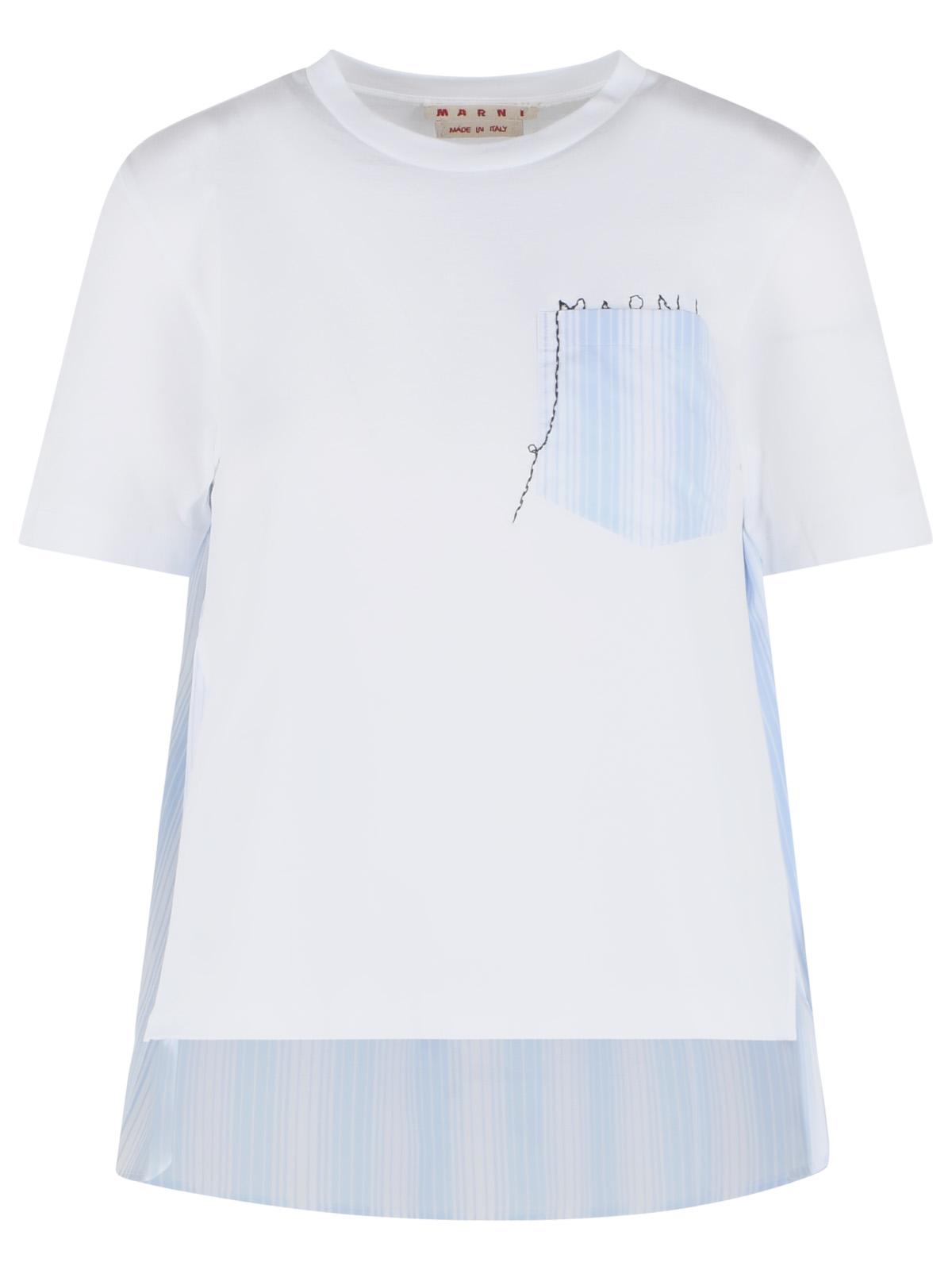Marni White Cotton T-Shirt Women MARNI