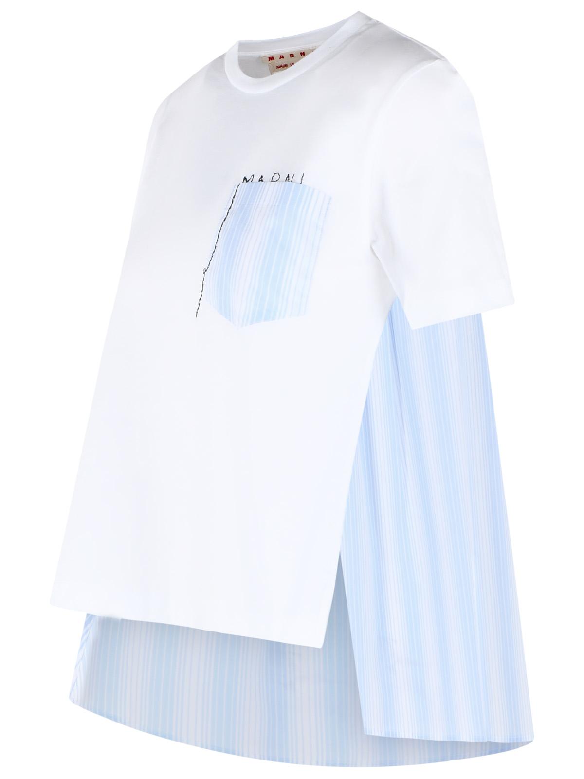 Marni White Cotton T-Shirt Women MARNI
