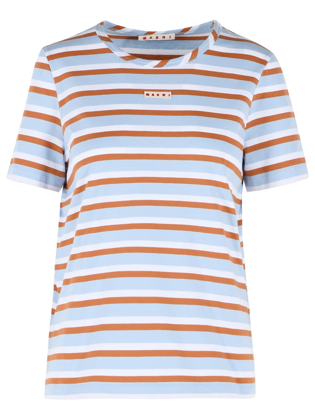 Marni Multicolor Cotton T-Shirt Women MARNI