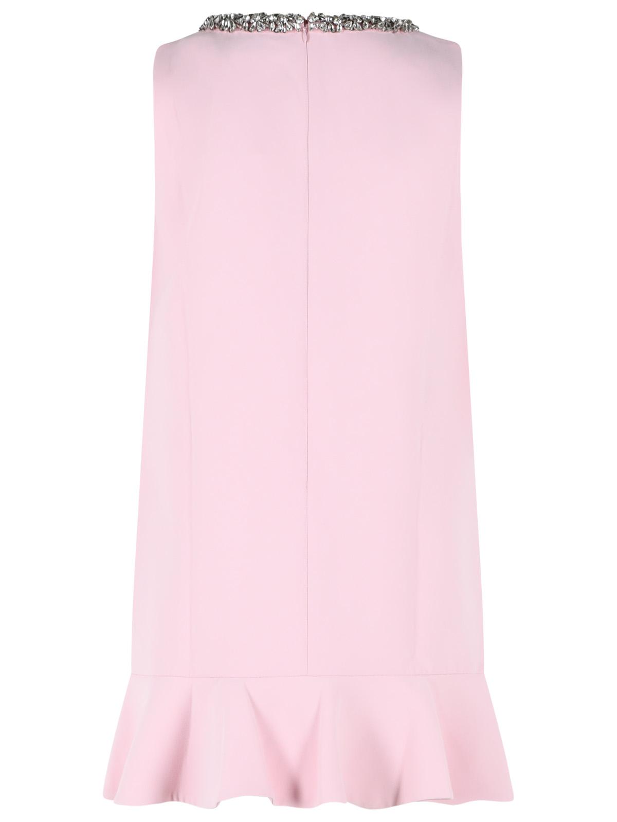 Self Portrait 'Bonded' Pink Polyester Dress Women SELF-PORTRAIT