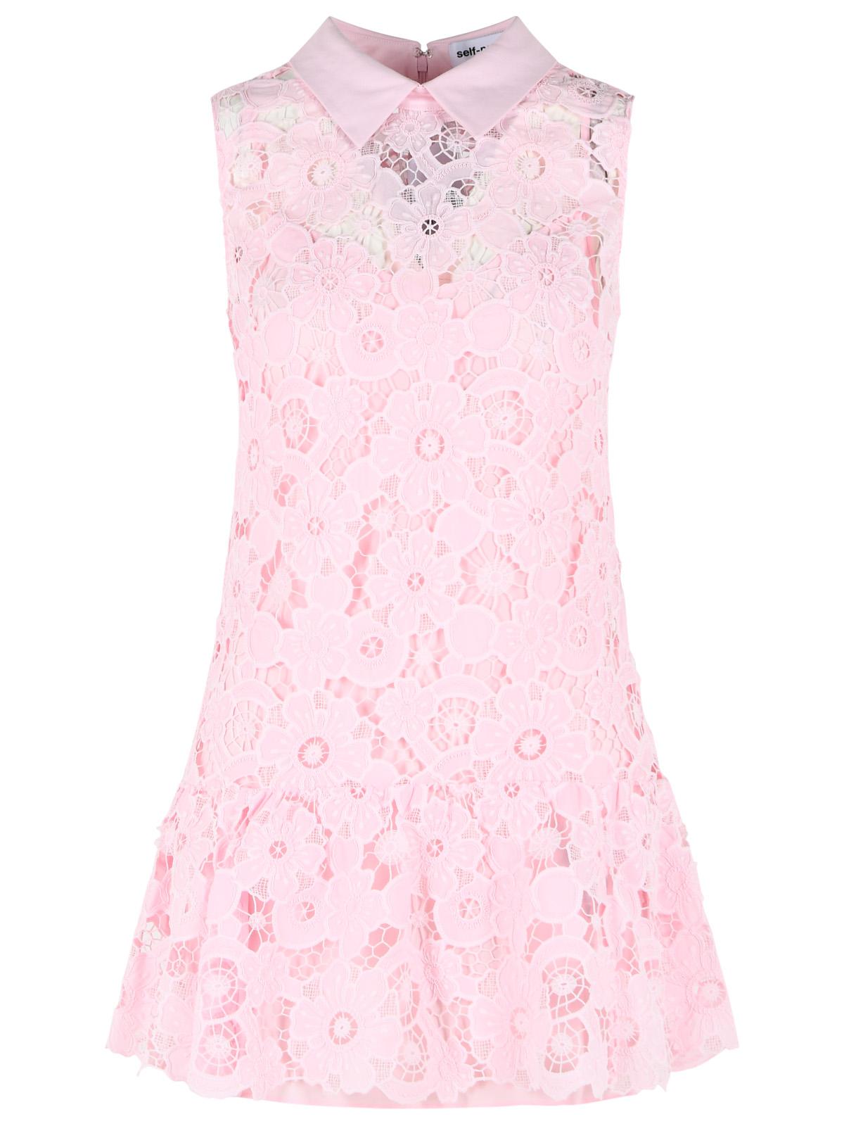 Self Portrait Pink Polyester Dress Women SELF-PORTRAIT