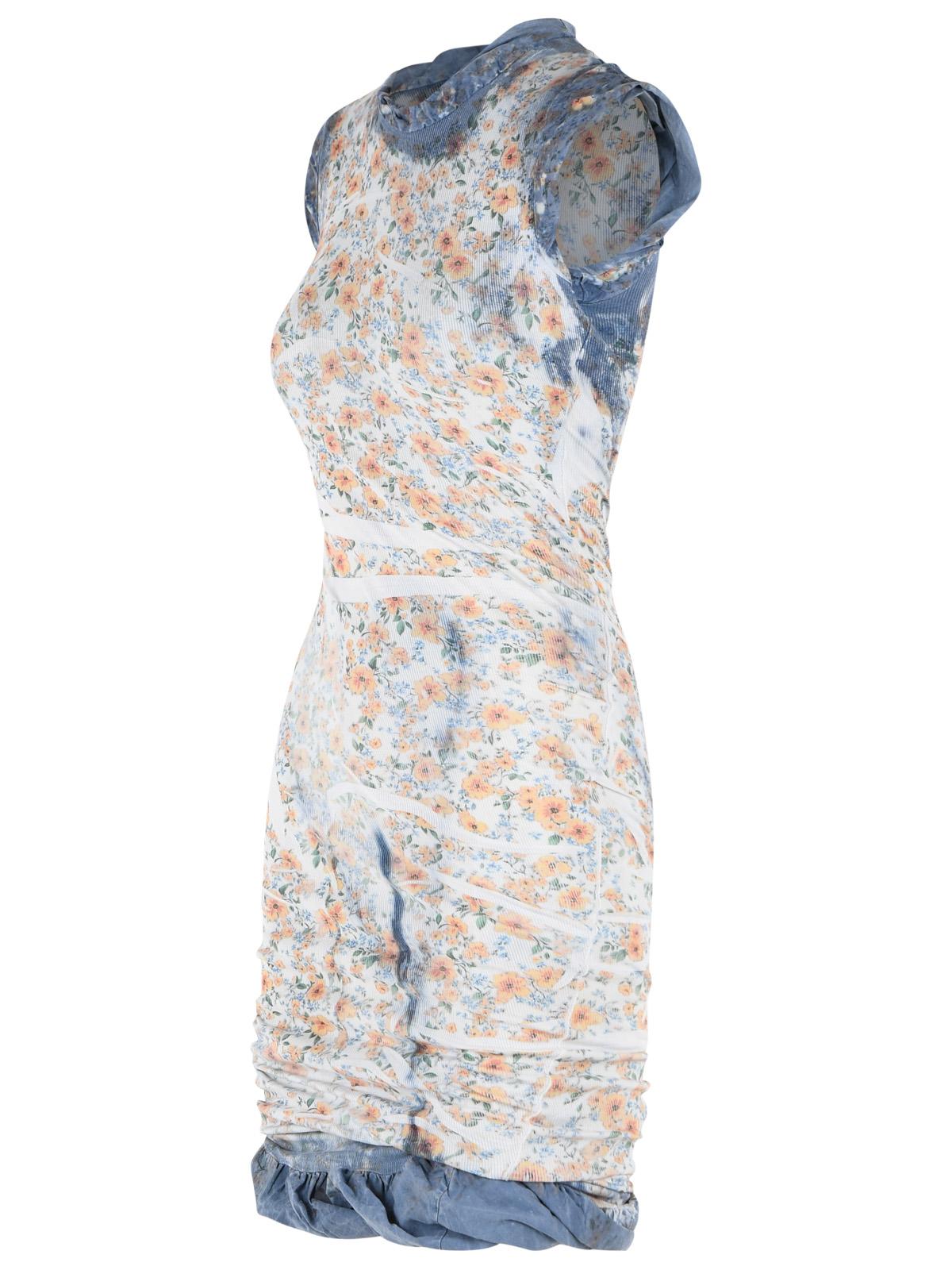 Diesel 'D-Ayana' Multicolor Stretch Cotton Dress Women DIESEL