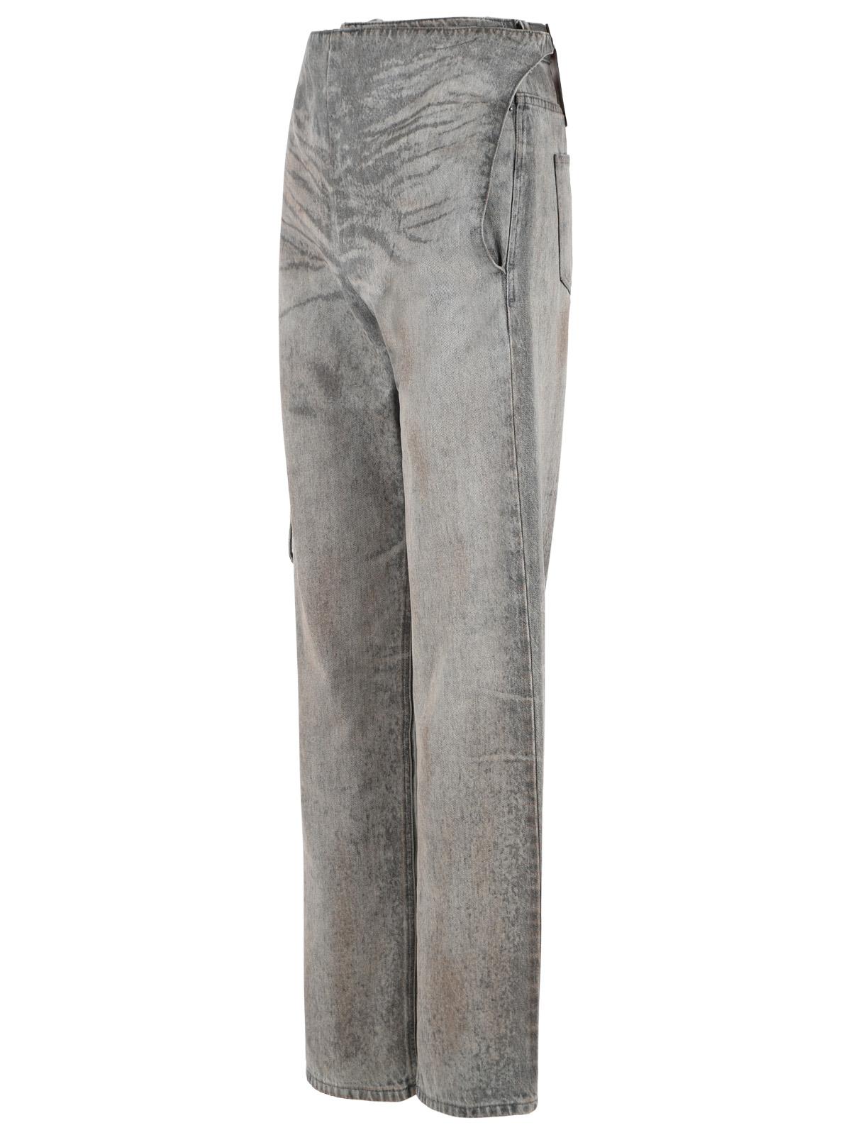 Diesel 'D-Thalira' Grey Cotton Blend Jeans Women DIESEL