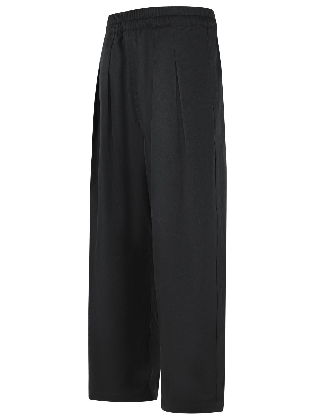 Maison Margiela Black Polyester And Cotton Pants Men MAISON MARGIELA