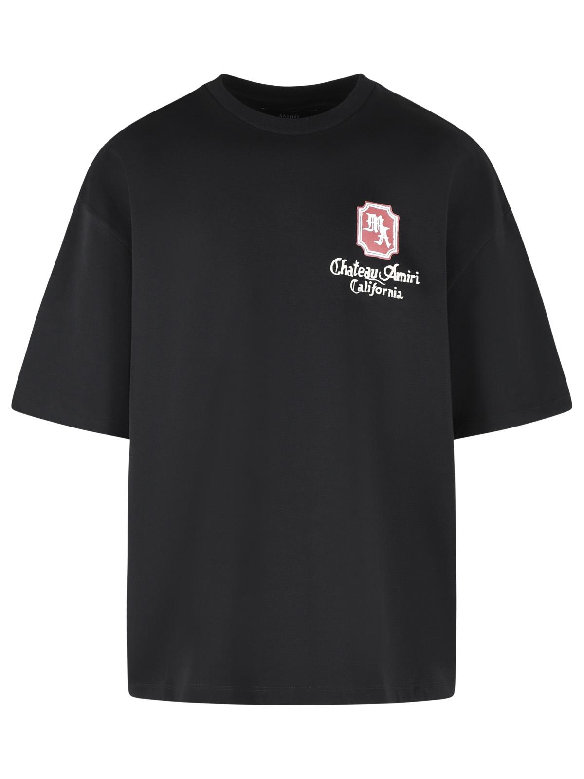 Amiri Black Cotton T-Shirt Men AMIRI