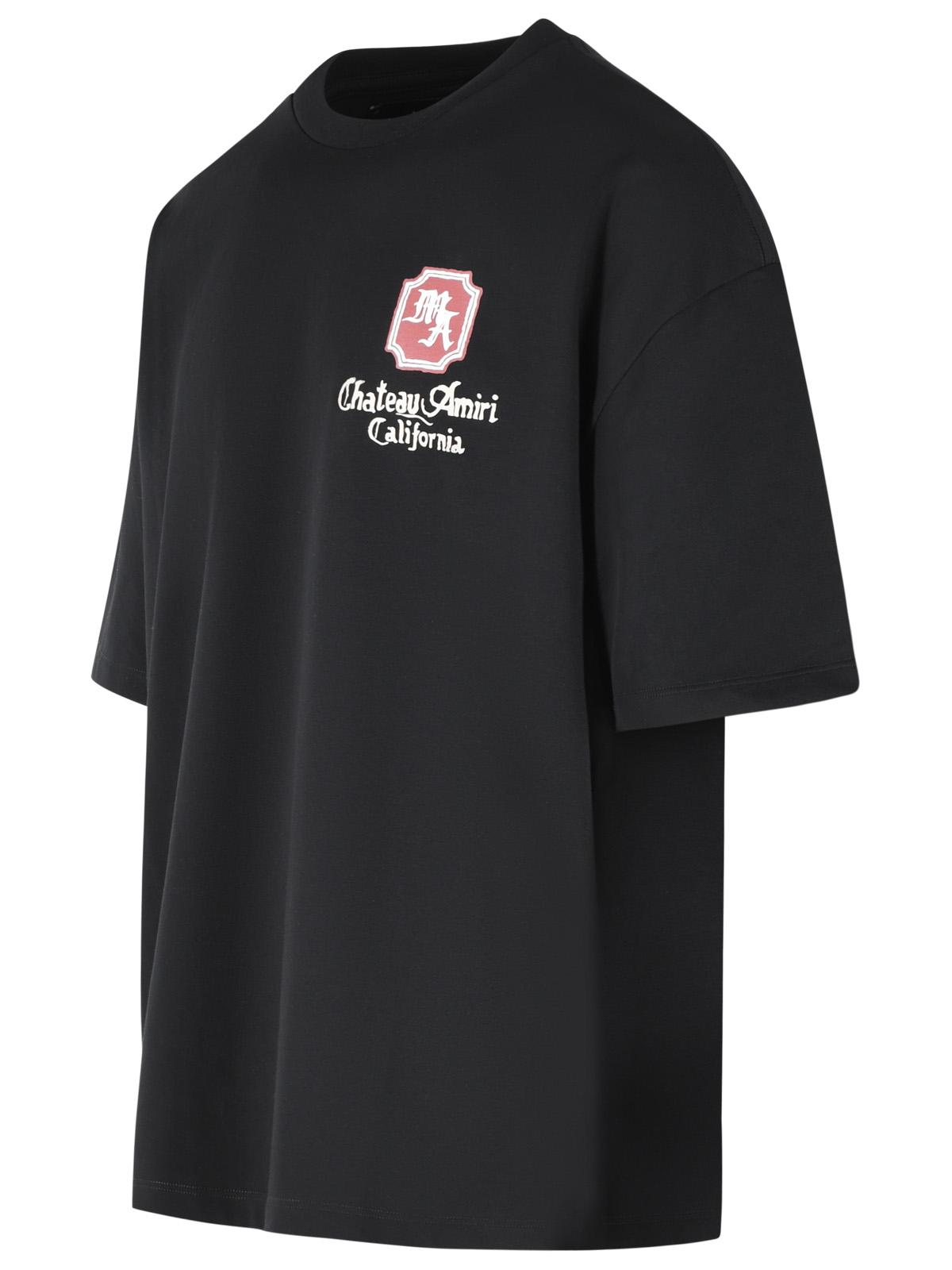 Amiri Black Cotton T-Shirt Men AMIRI