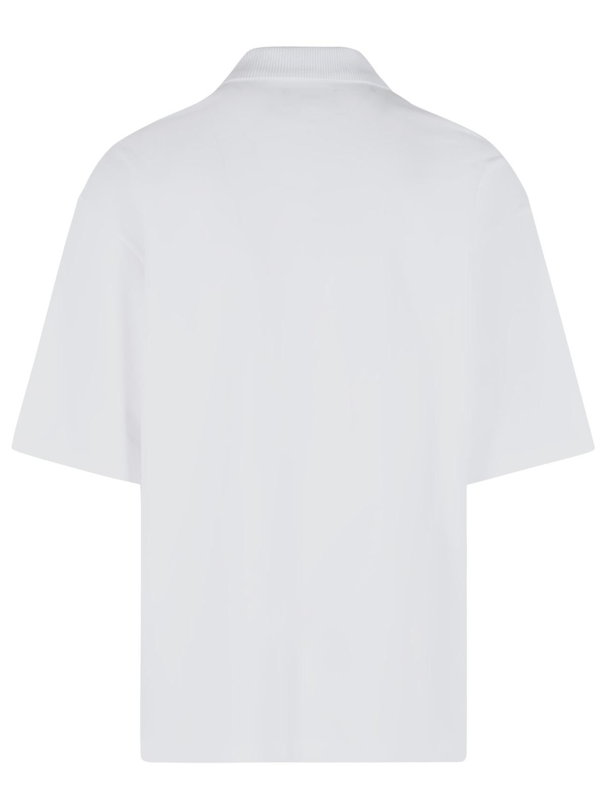 Amiri White Cotton Polo Shirt Men AMIRI