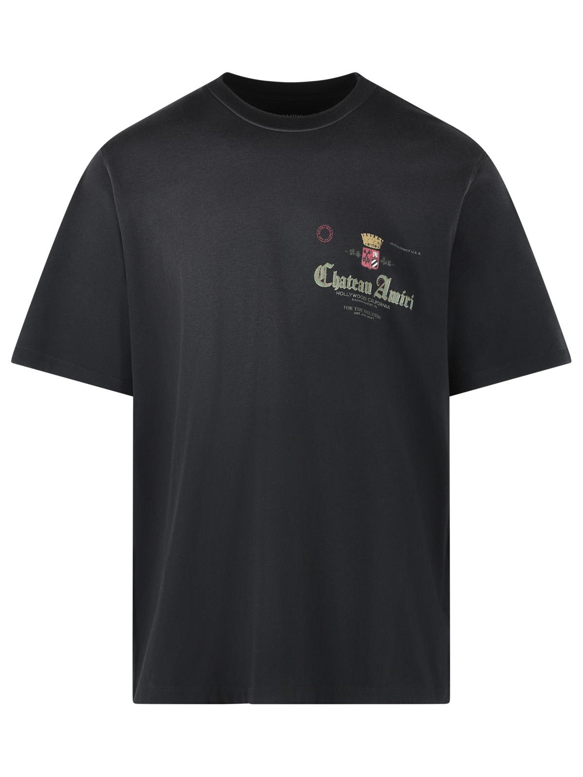 Amiri Black Cotton T-Shirt Men AMIRI