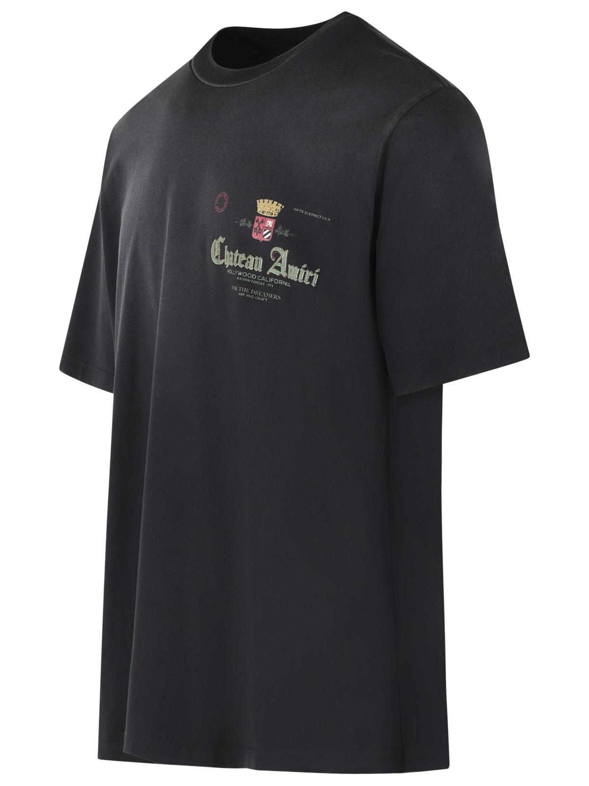 Amiri Black Cotton T-Shirt Men AMIRI
