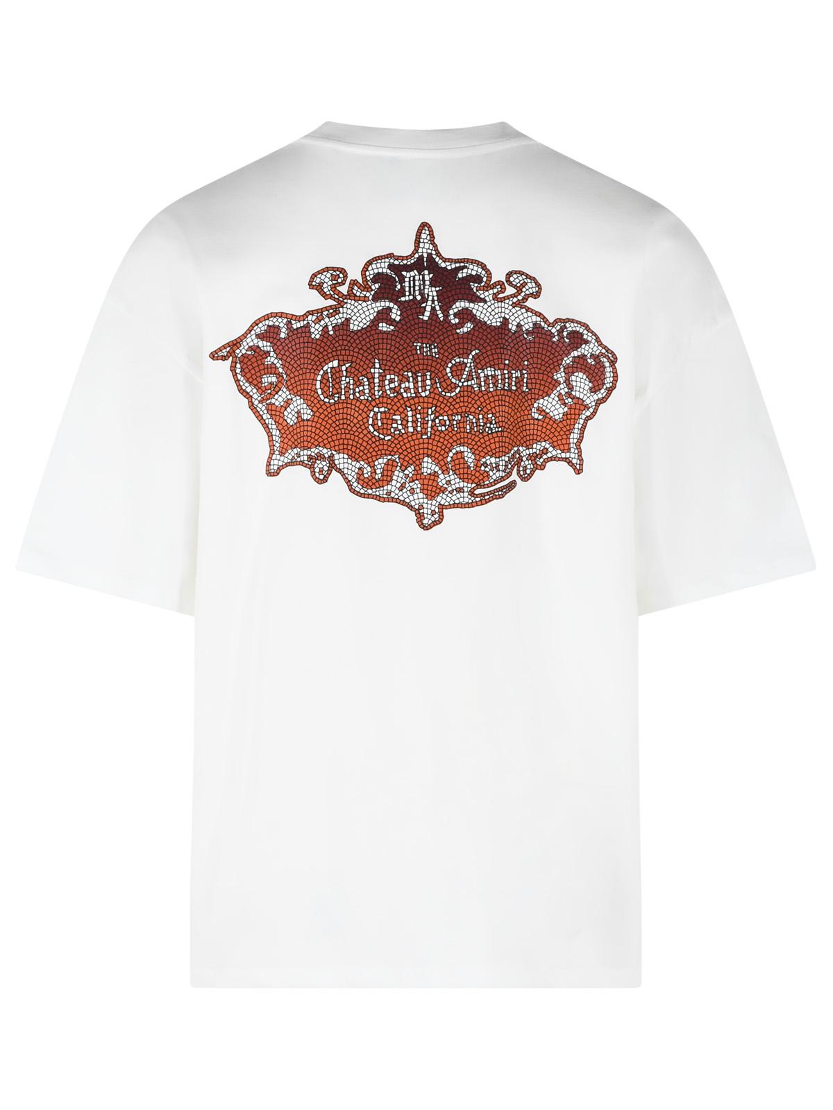 Amiri White Cotton T-Shirt Men AMIRI