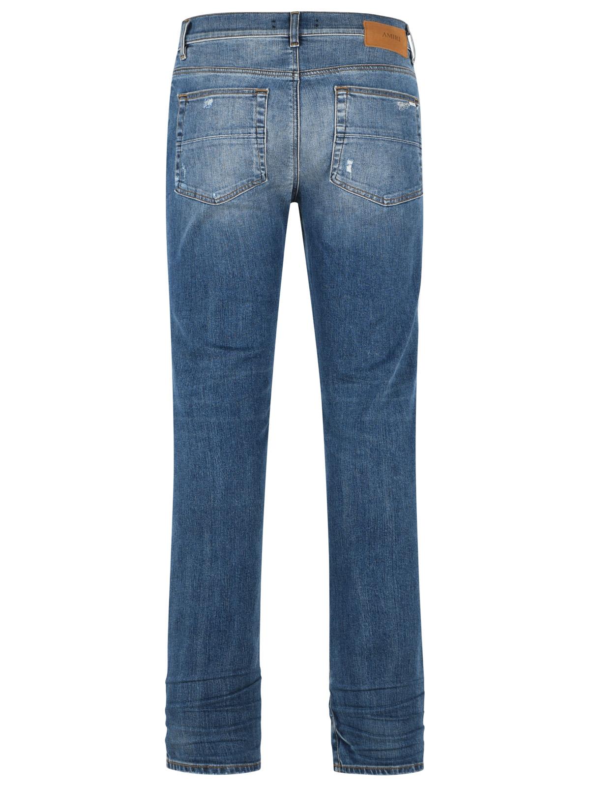 Amiri 'Stack' Blue Cotton Jeans Men AMIRI