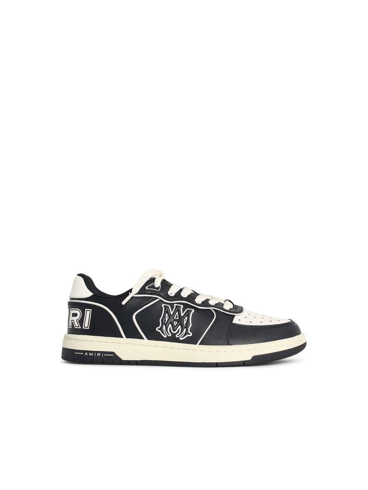 Amiri 'Newport' Black Leather Blend Sneakers Men AMIRI