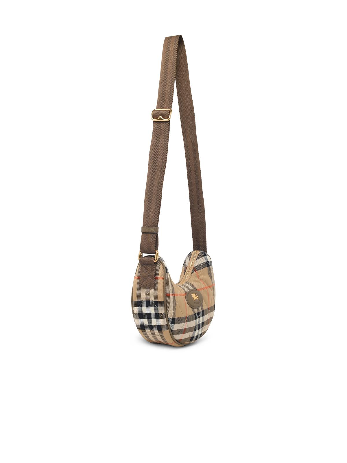 Burberry 'Horseshoe' Crossbody Bag In Beige Polyamide Women BURBERRY