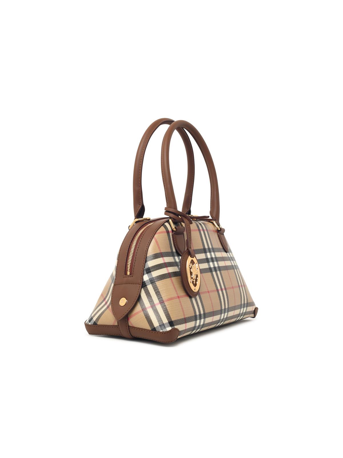 Burberry Small 'Primrose' Bag In Beige Cotton Blend Women BURBERRY