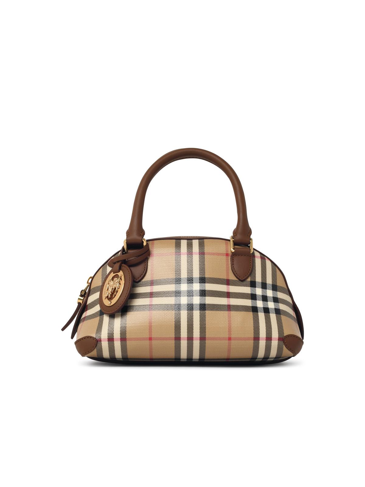 Burberry 'Primrose' Mini Bag In Beige Cotton Women BURBERRY