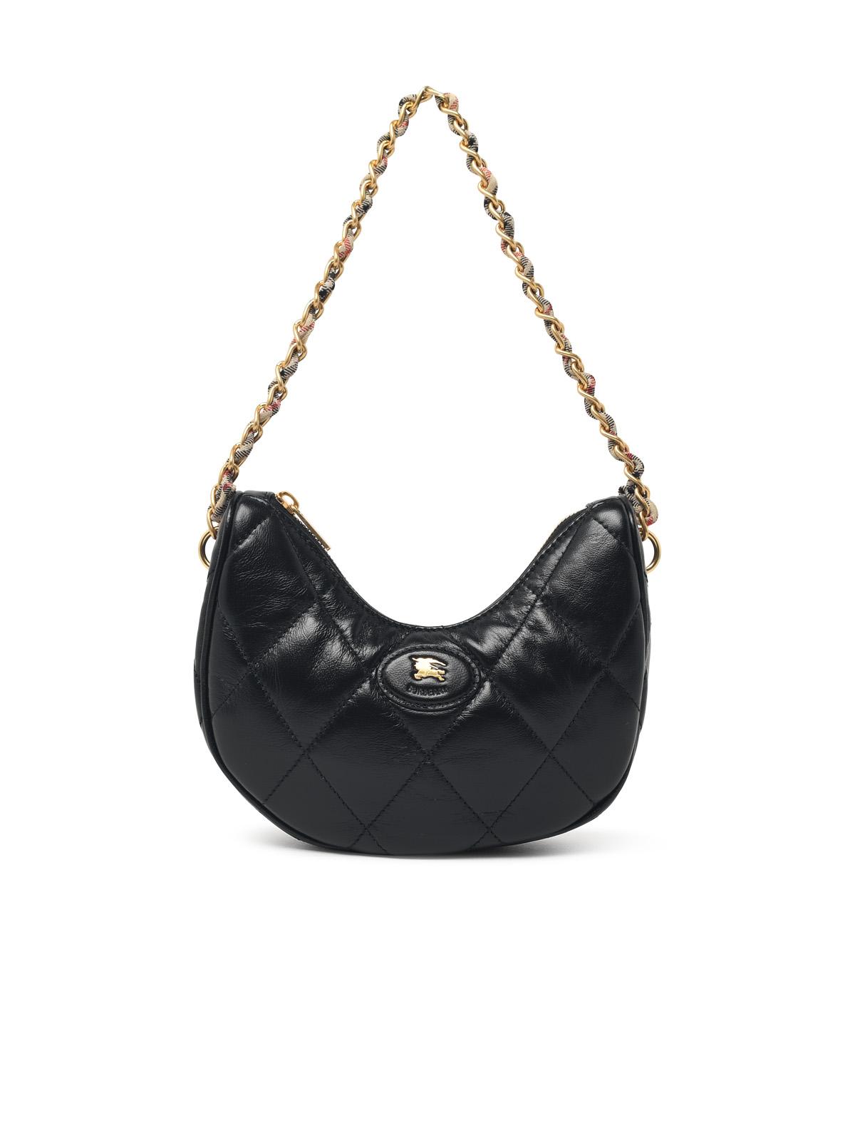 Burberry 'Horseshoe' Black Leather Bag Women BURBERRY