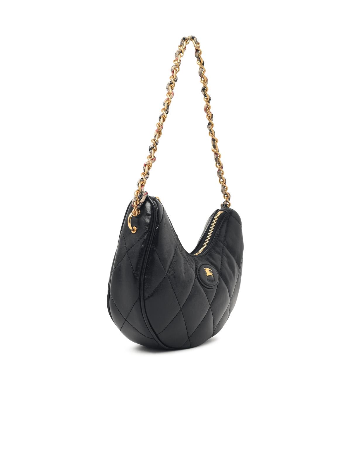 Burberry 'Horseshoe' Black Leather Bag Women BURBERRY