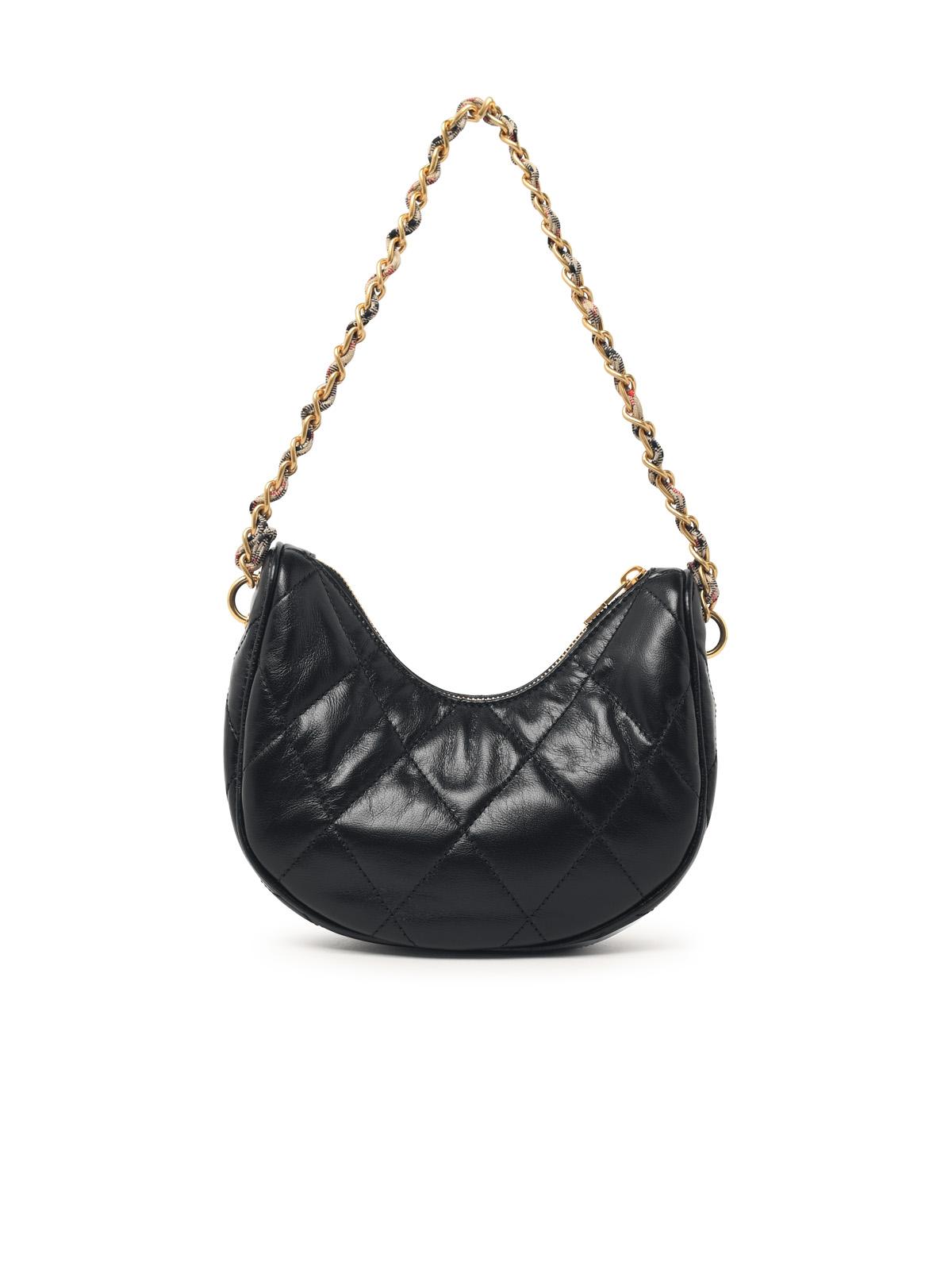 Burberry 'Horseshoe' Black Leather Bag Women BURBERRY