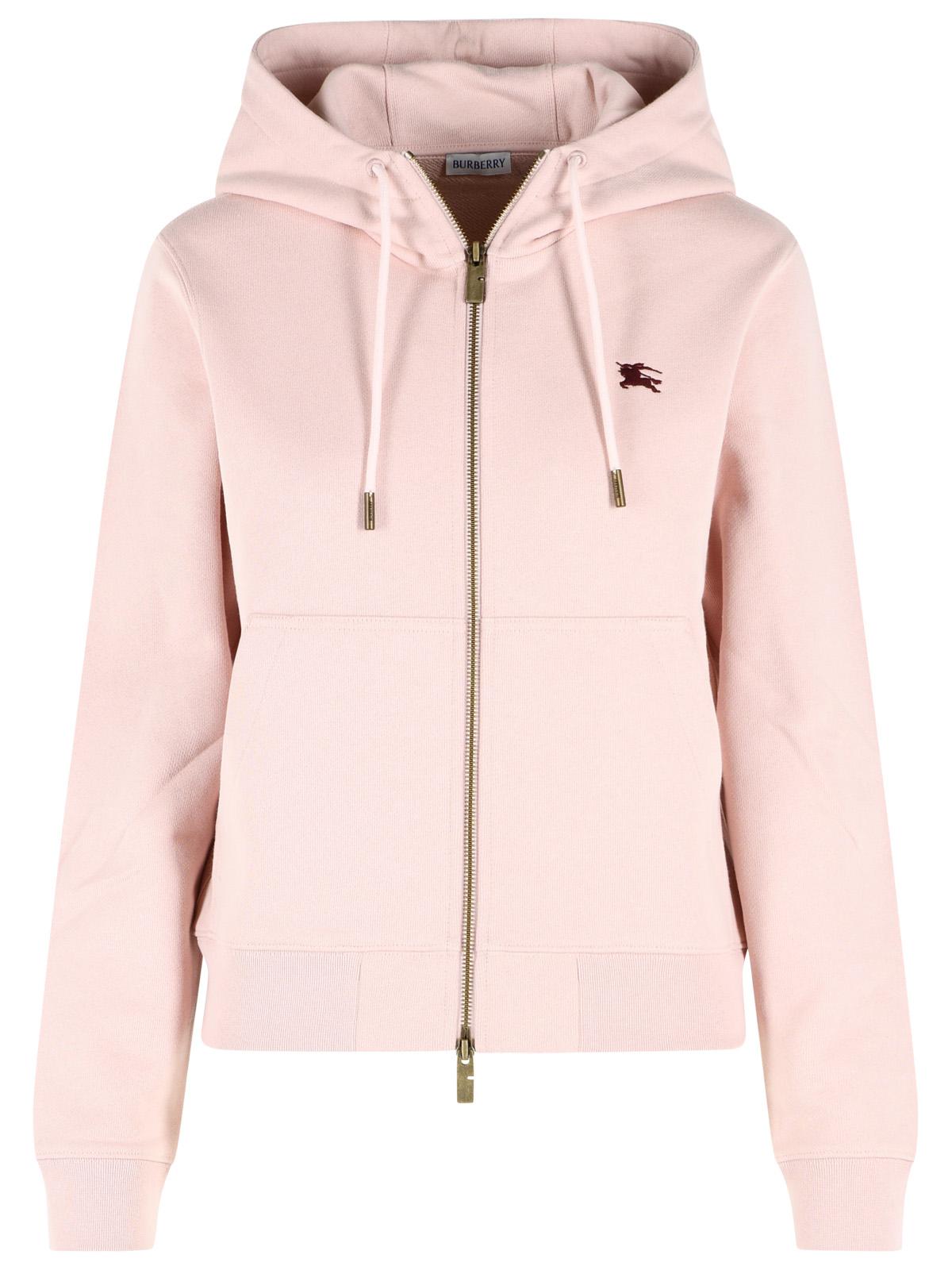 Burberry 'Harley' Pink Cotton Sweatshirt Women BURBERRY