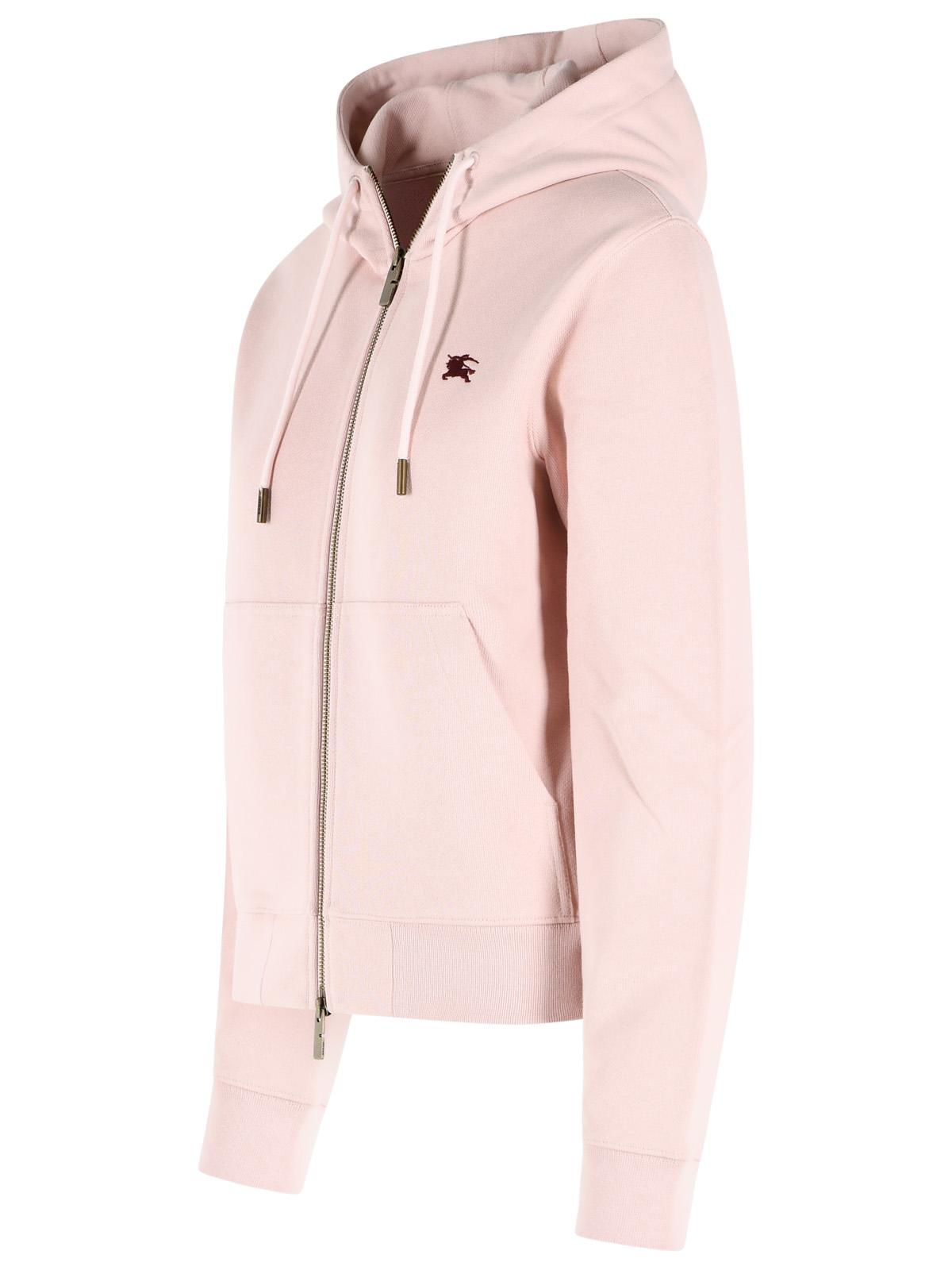Burberry 'Harley' Pink Cotton Sweatshirt Women BURBERRY
