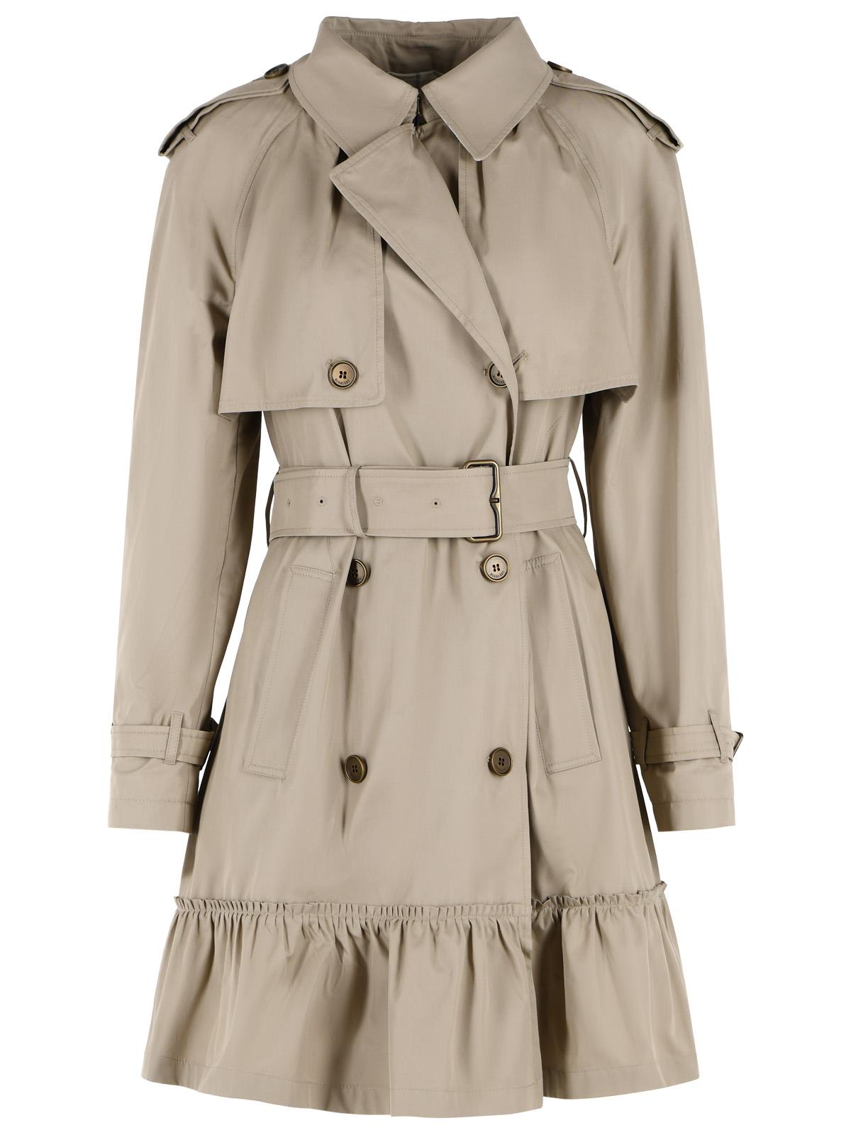 Burberry 'Tillydrine' Beige Cotton Trench Coat Women BURBERRY