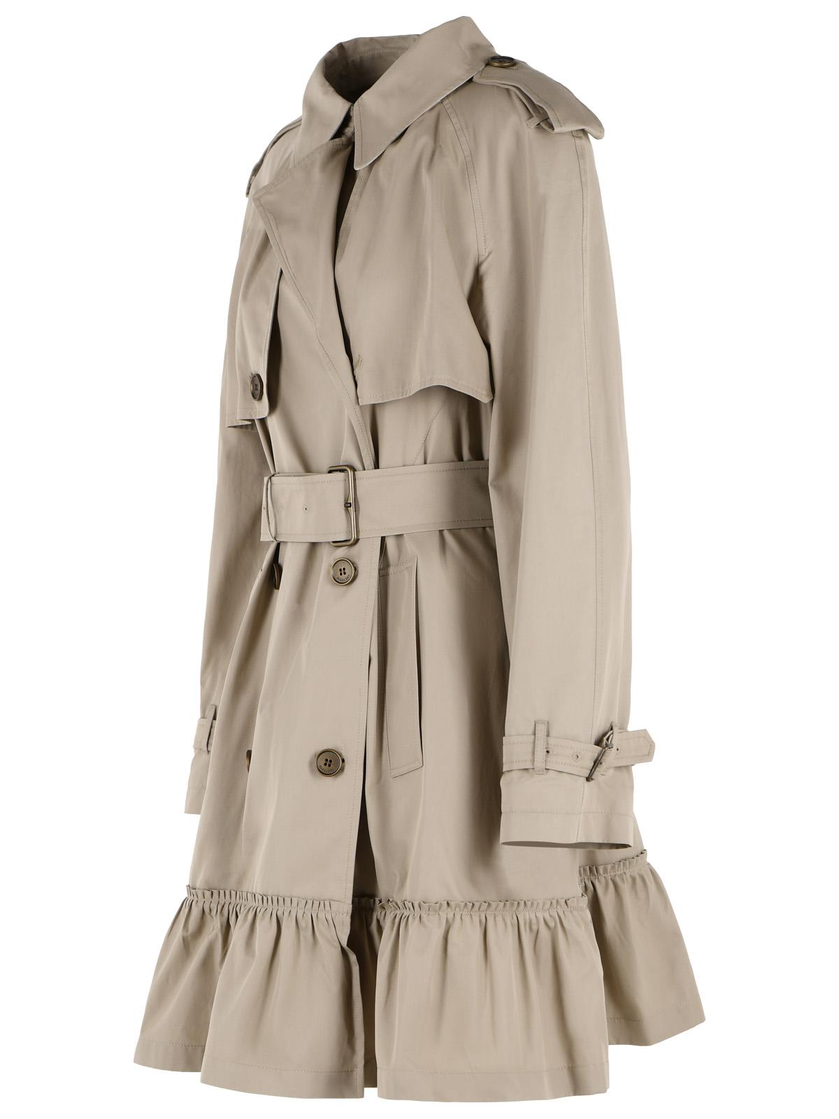 Burberry 'Tillydrine' Beige Cotton Trench Coat Women BURBERRY
