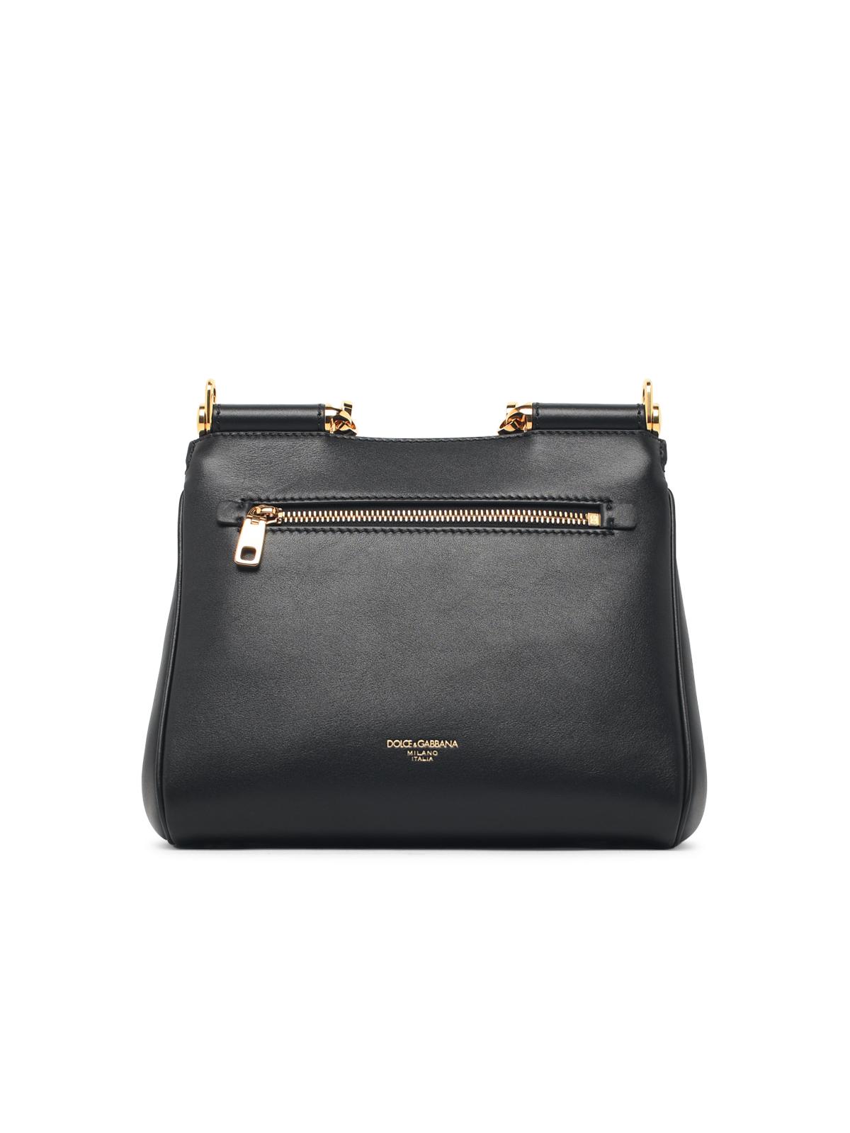 Dolce & Gabbana Small 'My Sicily' Black Leather Bag Women DOLCE & GABBANA