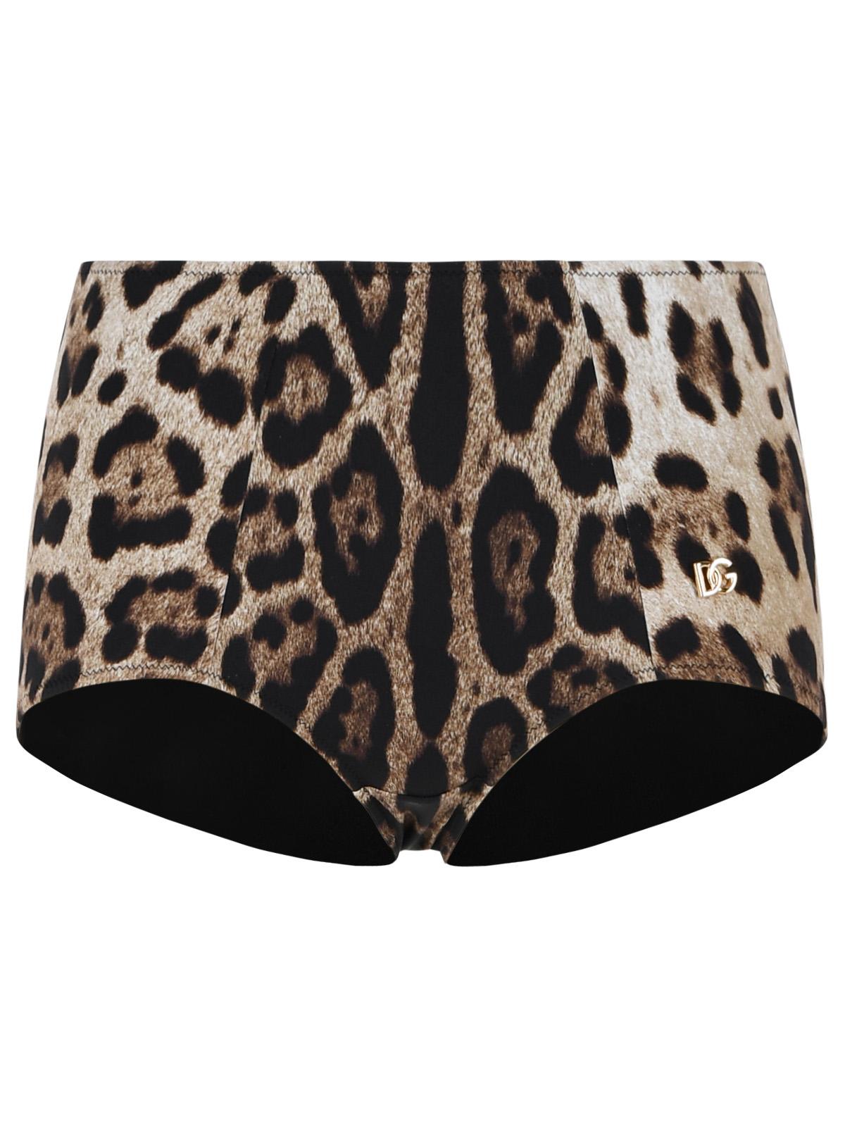 Dolce & Gabbana Leo Print Stretch Polyamide Beach Culottes Women DOLCE & GABBANA