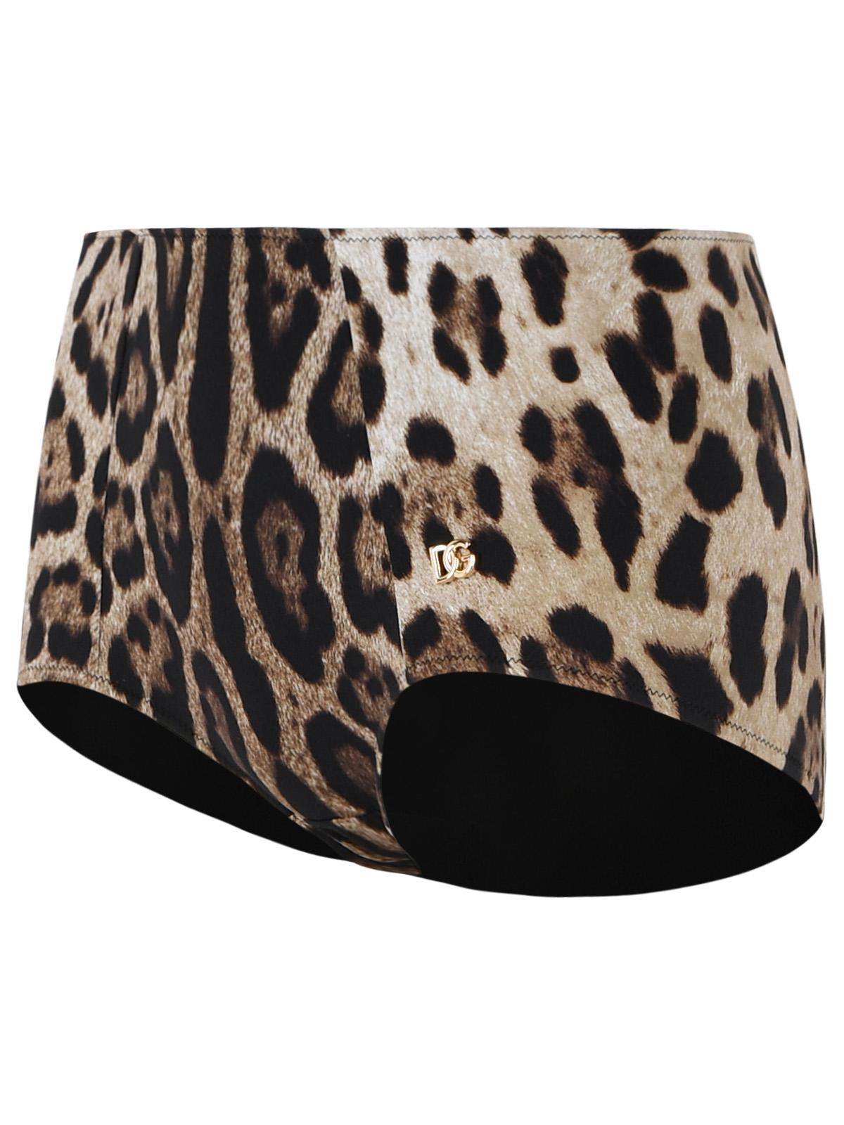 Dolce & Gabbana Leo Print Stretch Polyamide Beach Culottes Women DOLCE & GABBANA