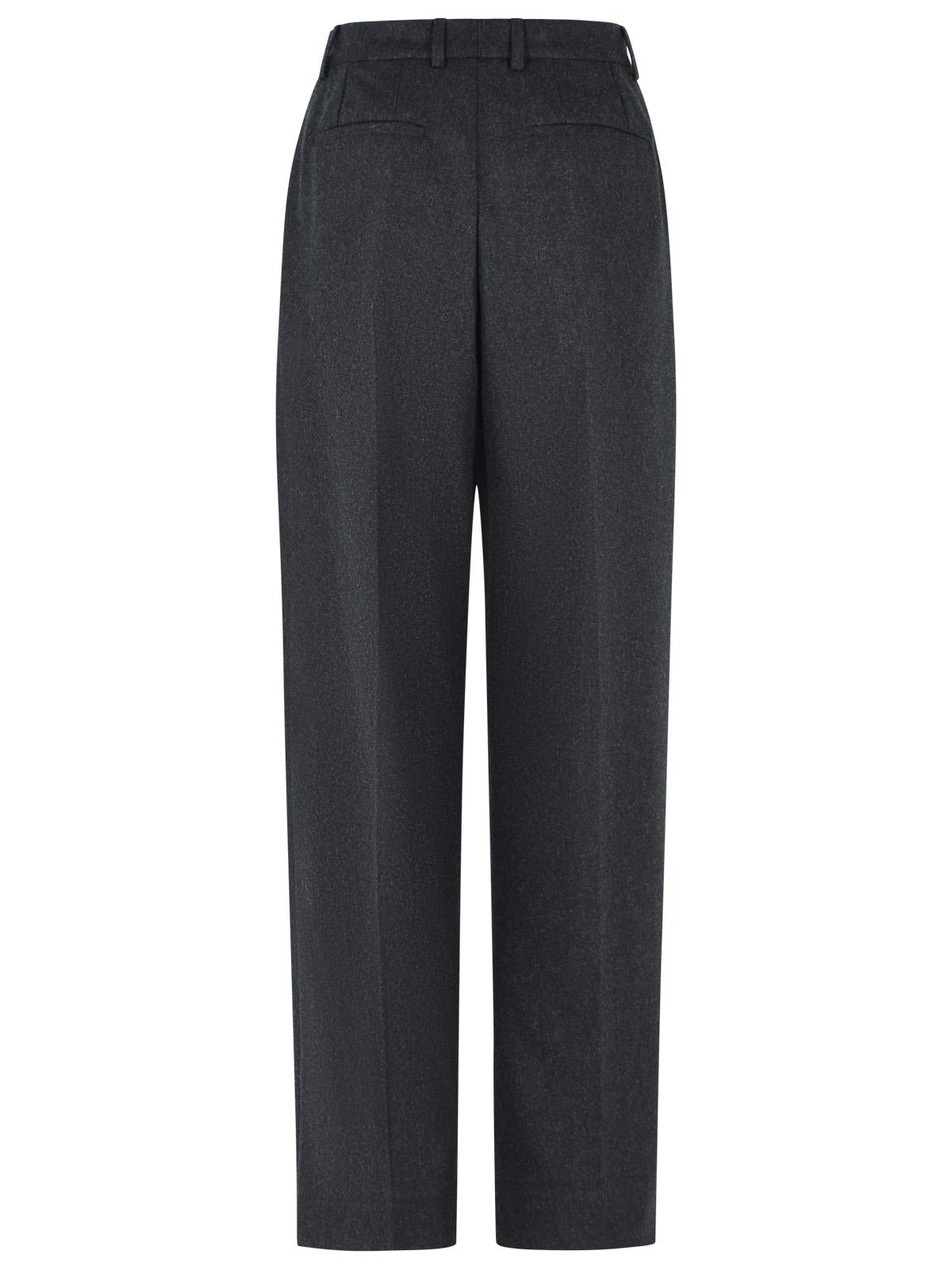 Dolce & Gabbana Grey Virgin Wool Trousers Women DOLCE & GABBANA