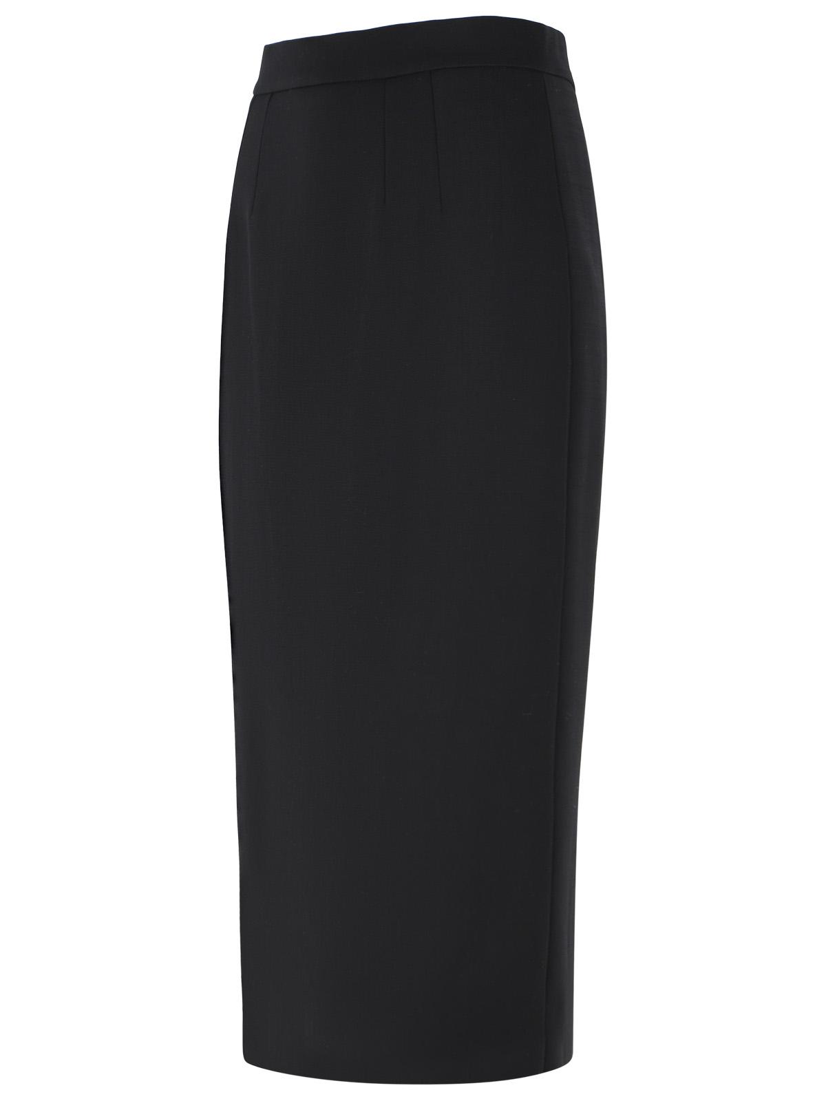Dolce & Gabbana Black Virgin Wool Skirt Women DOLCE & GABBANA