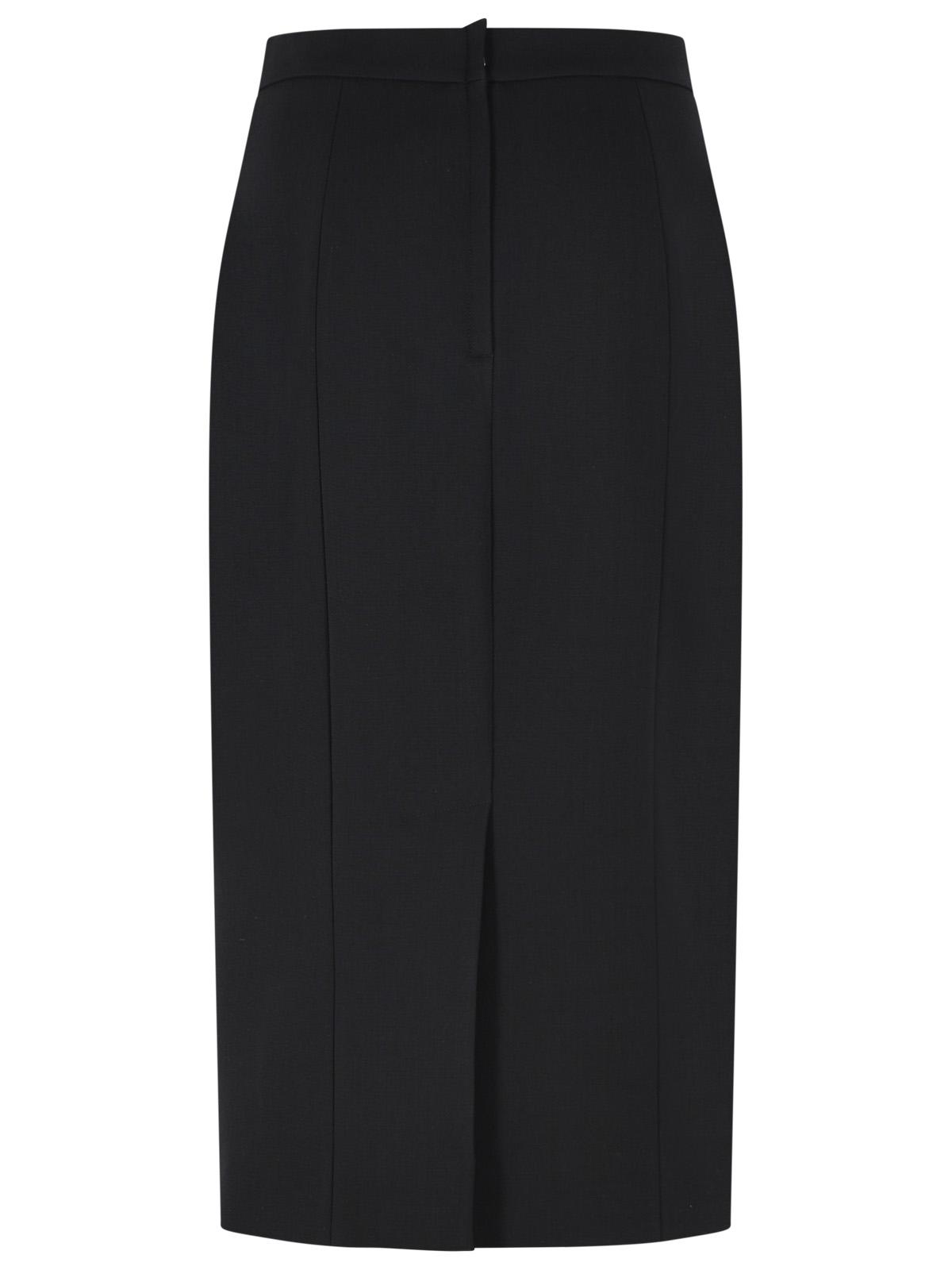 Dolce & Gabbana Black Virgin Wool Skirt Women DOLCE & GABBANA