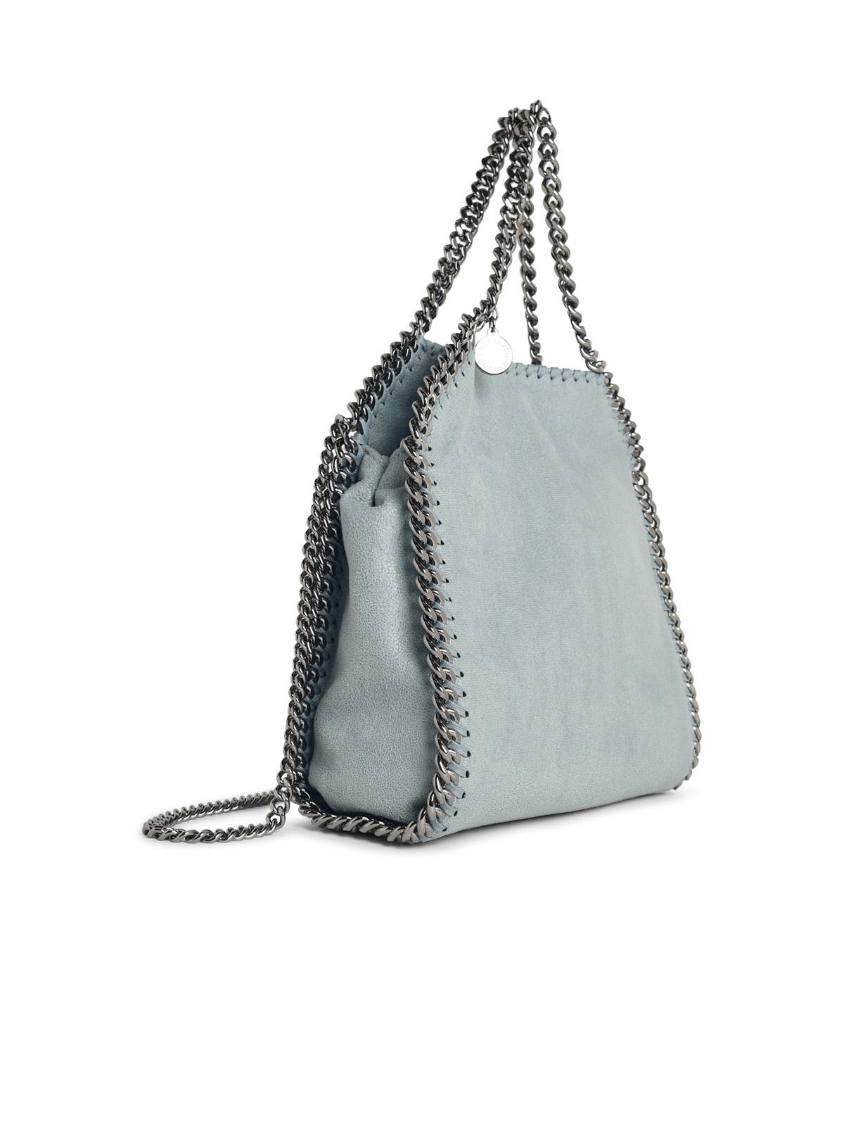 Stella Mccartney 'Falabella' Mini Bag In Light Blue 'Shaggy Deer' Women STELLA MCCARTNEY