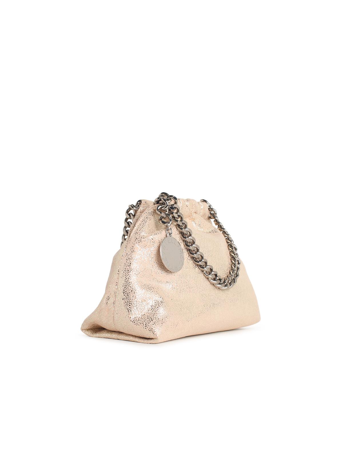 Stella Mccartney 'Falabella' Mini Bag With Pink 'Shaggy Deer' Drawstring Women STELLA MCCARTNEY