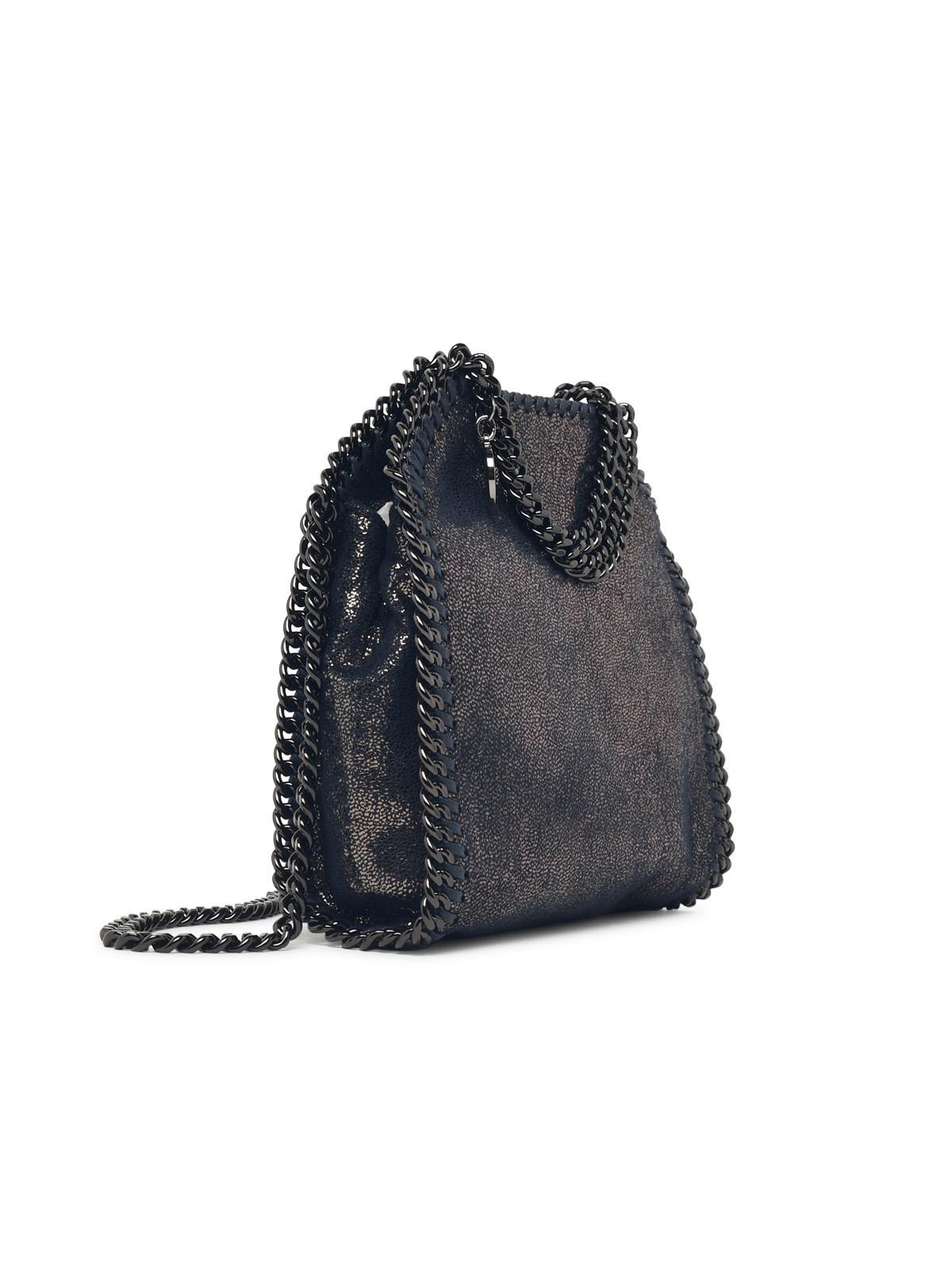 Stella Mccartney 'Tiny Falabella' Bag In 'Shaggy Deer' Navy Women STELLA MCCARTNEY