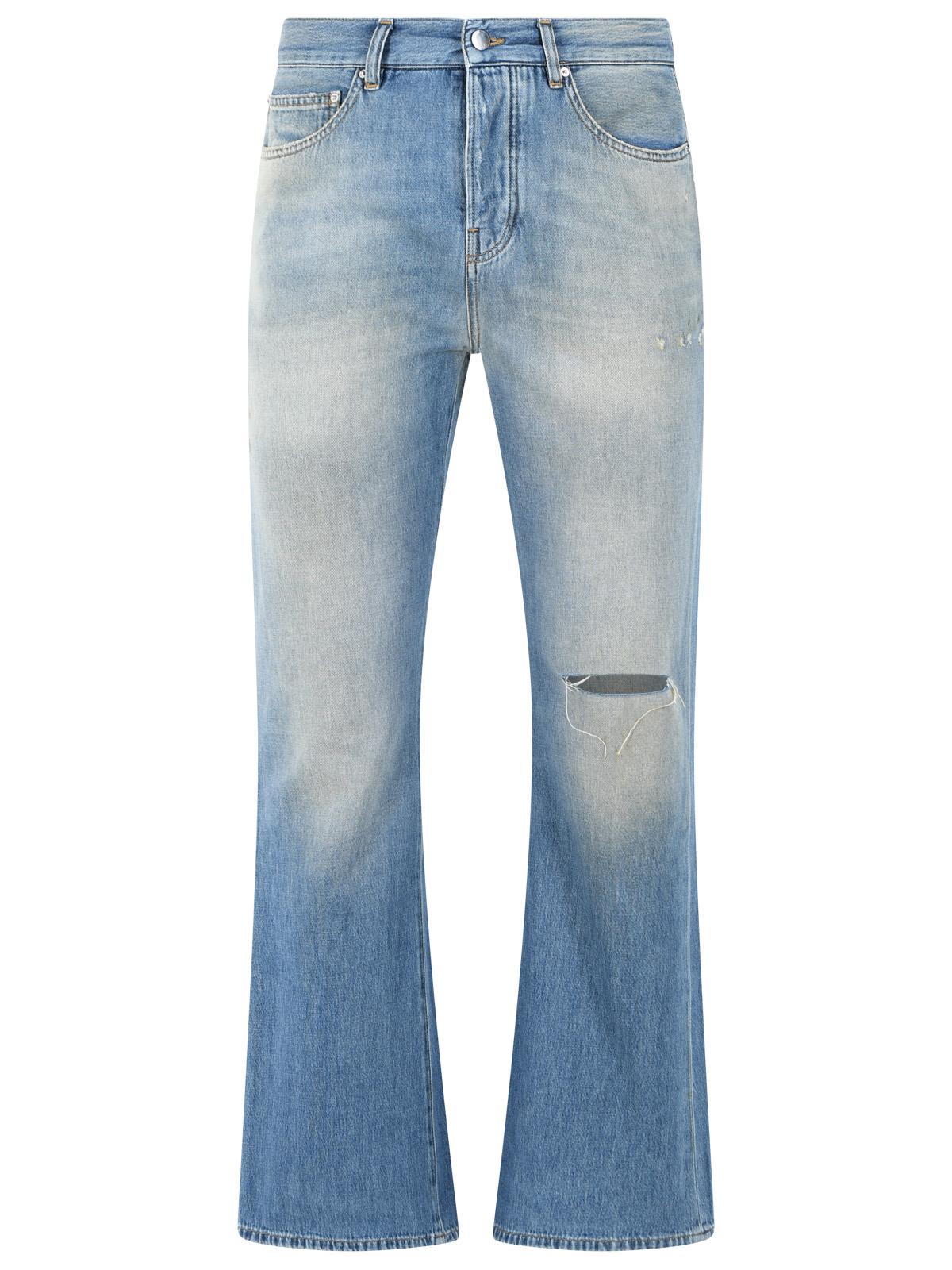Amiri 'Slash Bootcut' Light Blue Denim Jeans Men AMIRI