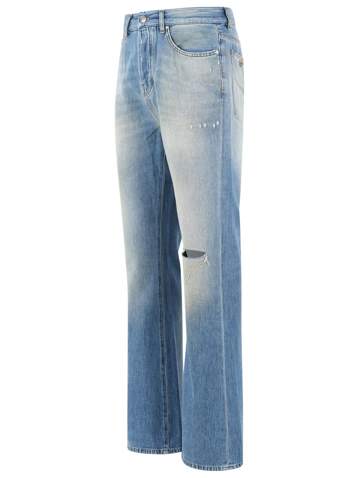 Amiri 'Slash Bootcut' Light Blue Denim Jeans Men AMIRI