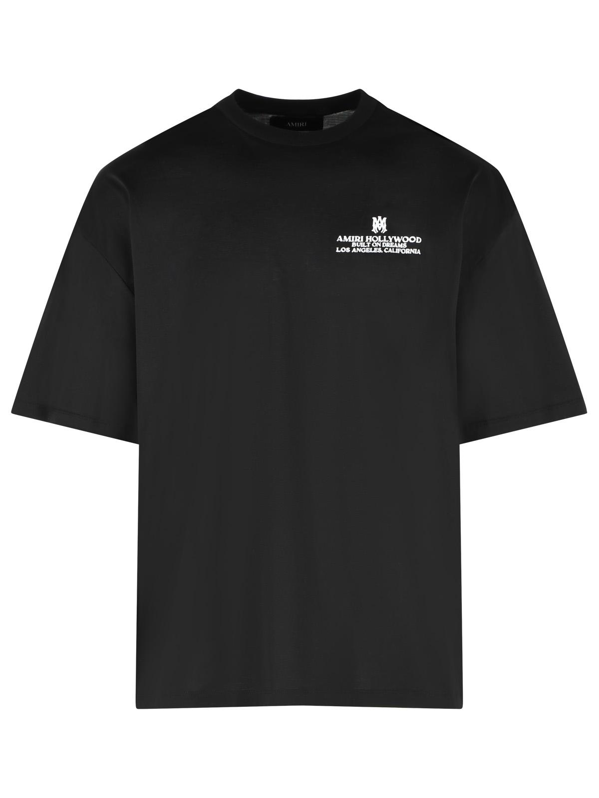 Amiri 'Built On Dreams' Black Cotton T-Shirt Men AMIRI