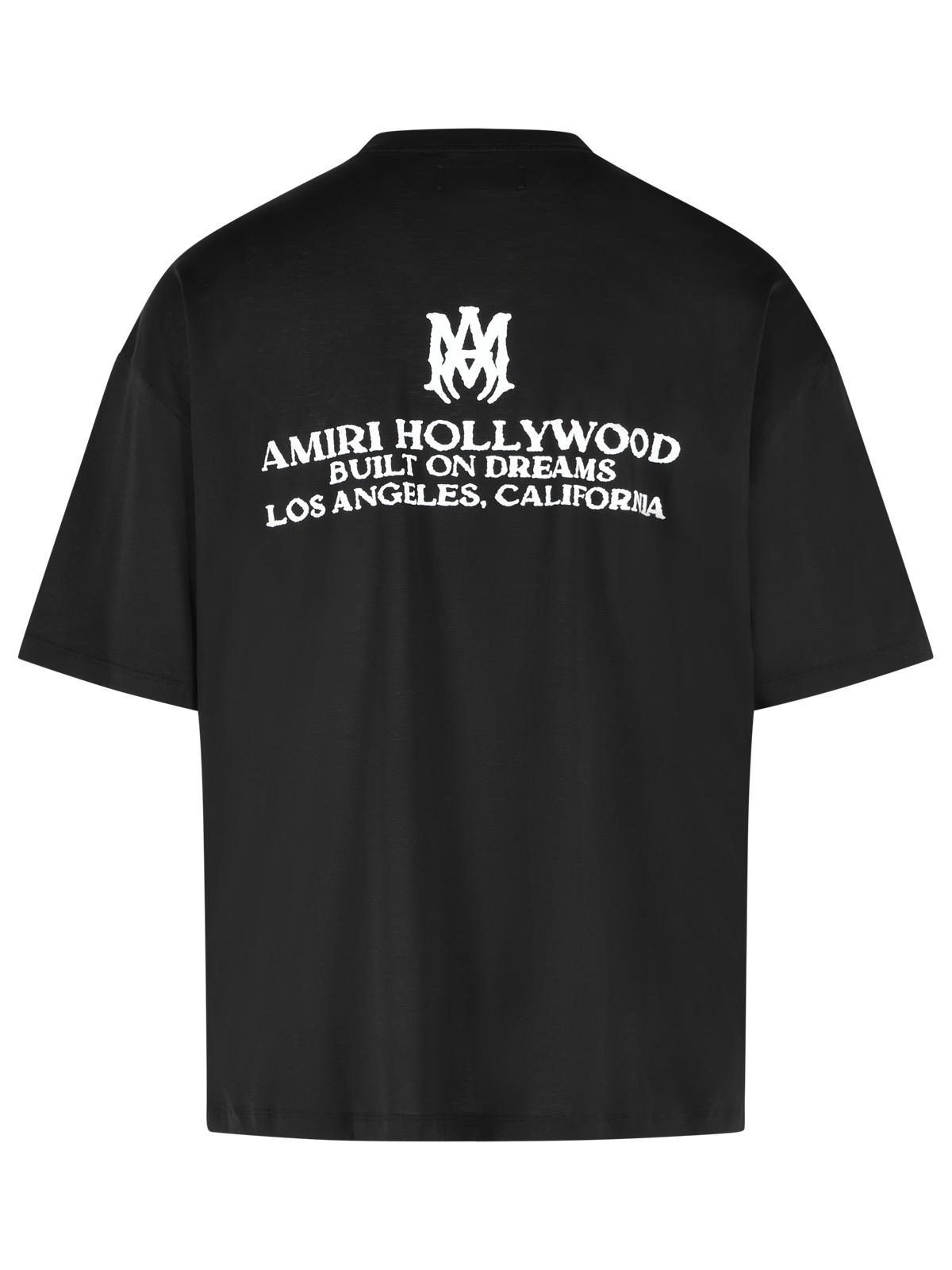 Amiri 'Built On Dreams' Black Cotton T-Shirt Men AMIRI