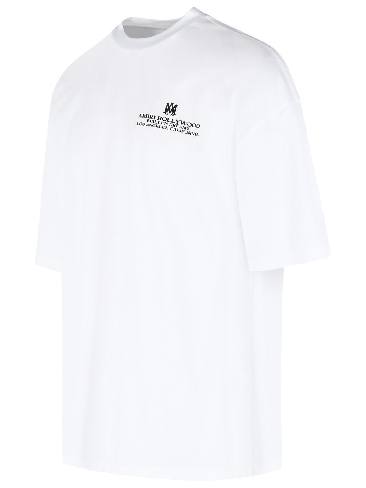 Amiri 'Built On Dreams' White Cotton T-Shirt Men AMIRI