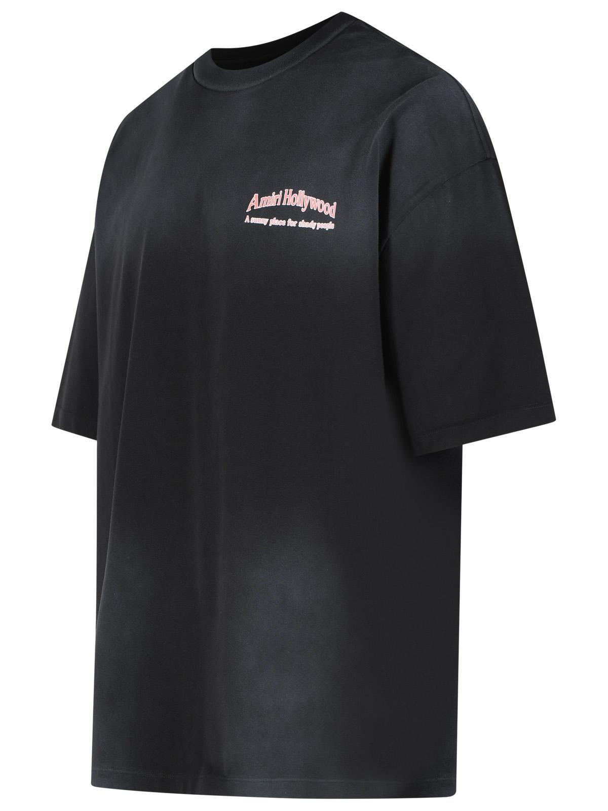 Amiri 'Sunny Place' Black Cotton T-Shirt Men AMIRI