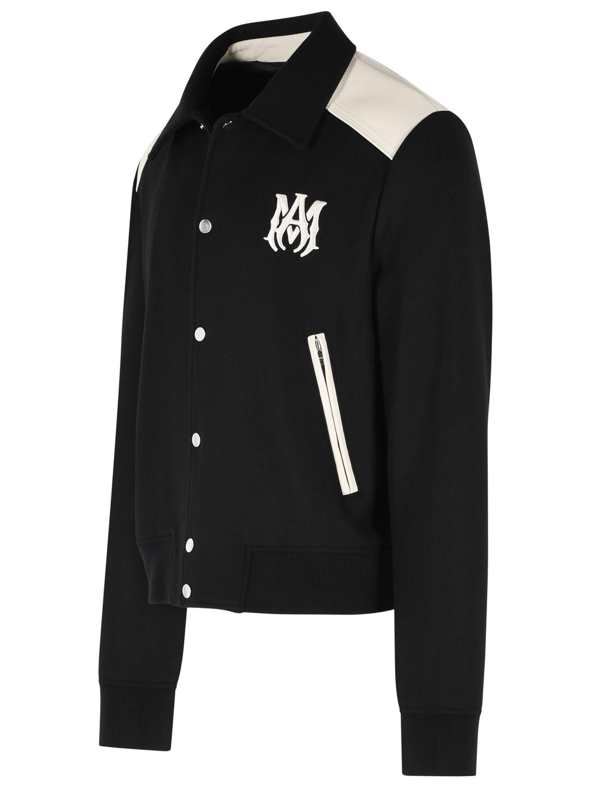 Amiri 'Ma Band' Black Virgin Wool Blend Jacket Men AMIRI