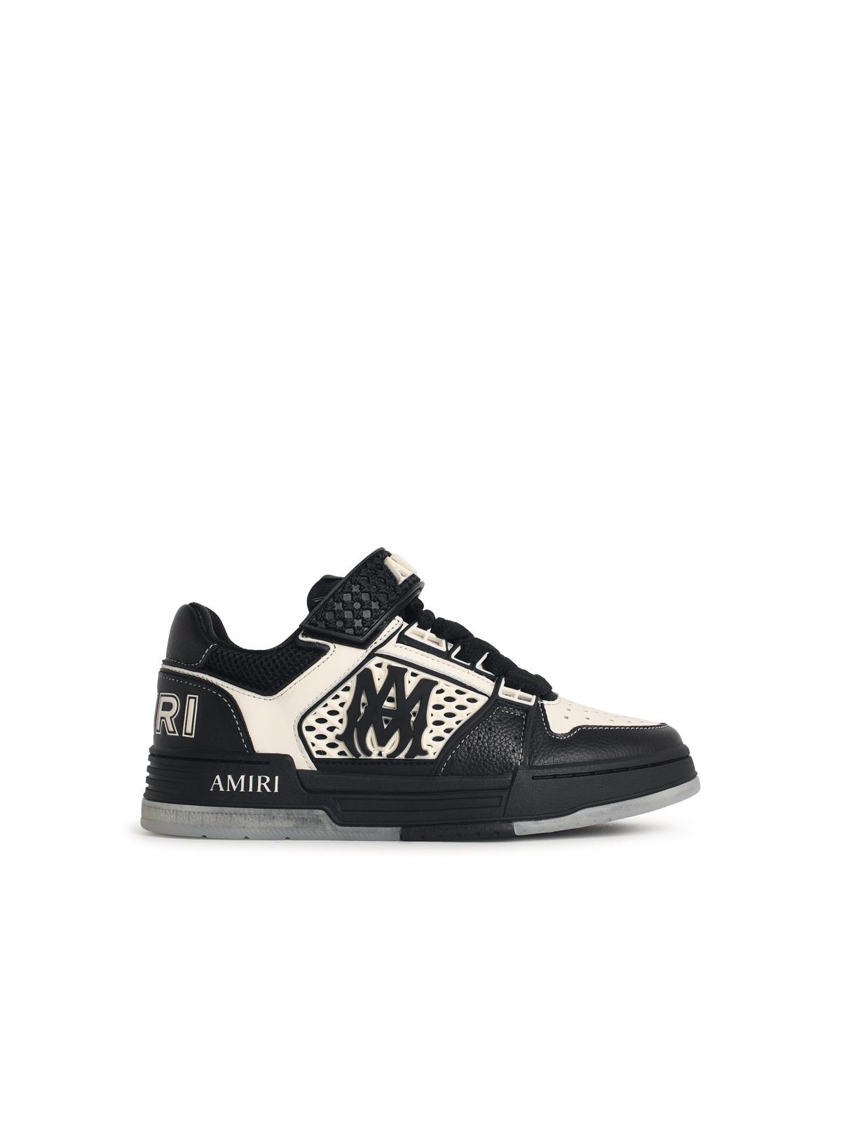 Amiri 'Skyline' Sneakers In Black And Ivory Leather Blend Men AMIRI
