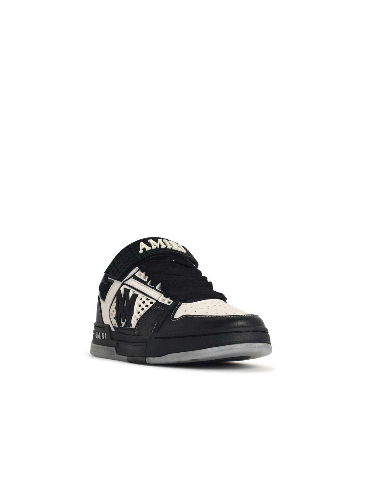 Amiri 'Skyline' Sneakers In Black And Ivory Leather Blend Men AMIRI