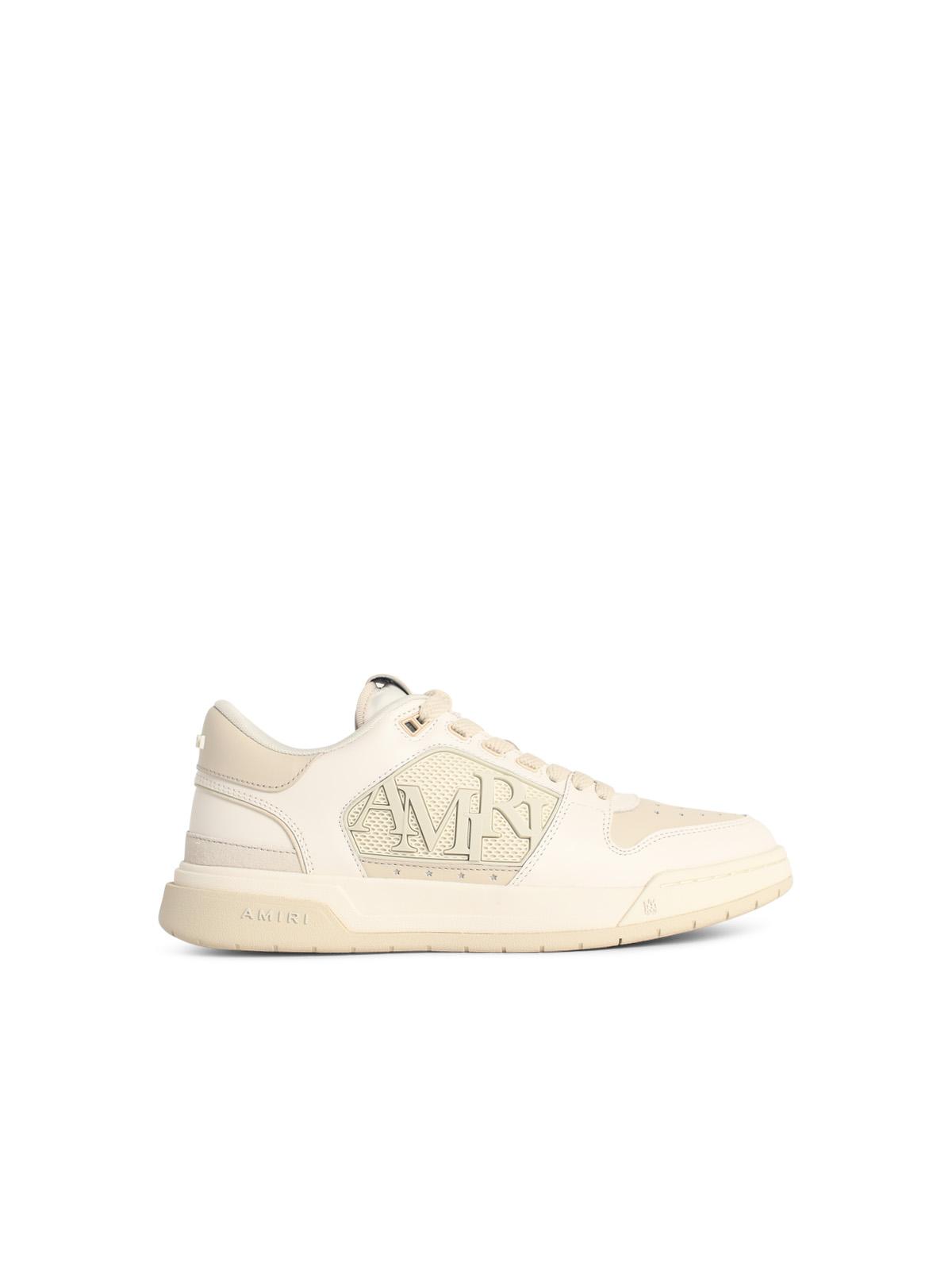 Amiri 'Classic Low' Sneakers In Alabaster White Leather Blend Men AMIRI