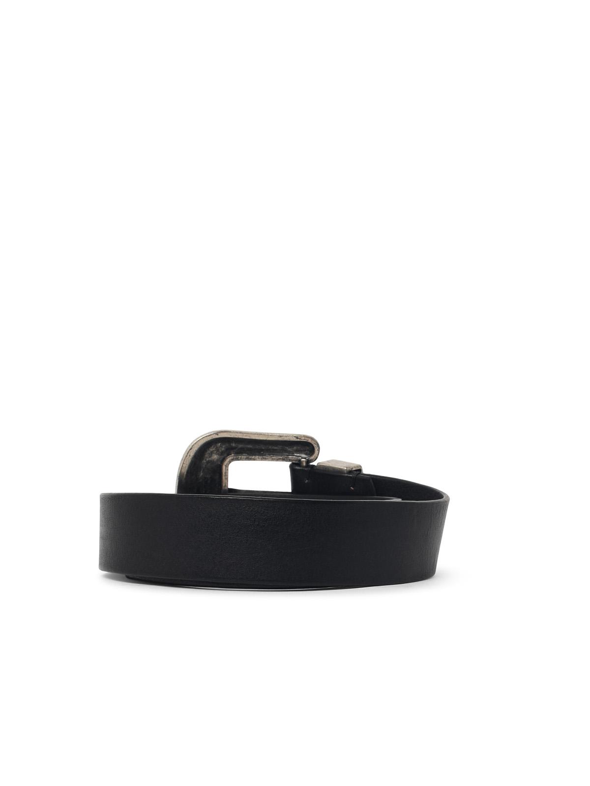 Golden Goose 'Lace' Black Leather Belt Women GOLDEN GOOSE