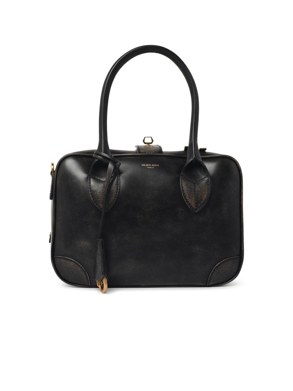 Golden Goose Vintage 'Vita New' Black Leather Bag Women GOLDEN GOOSE
