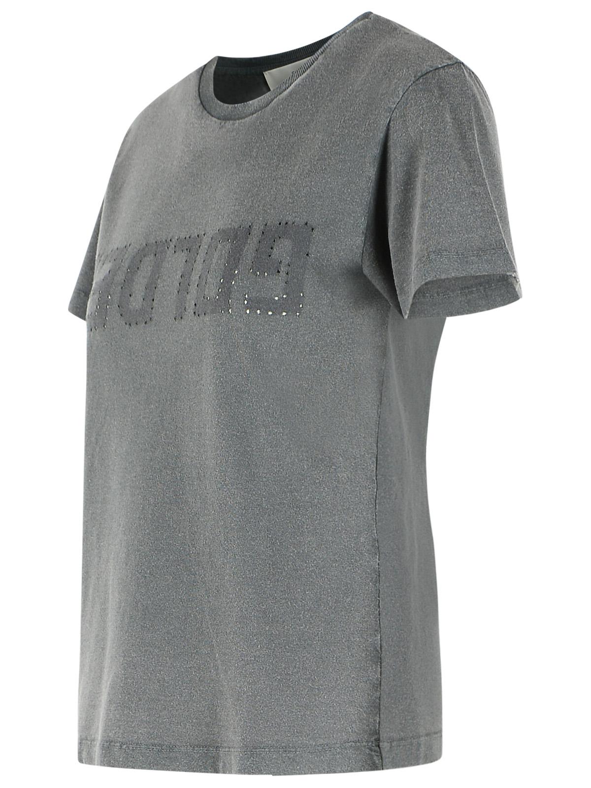 Golden Goose 'Doris' Slim Grey Cotton T-Shirt Women GOLDEN GOOSE