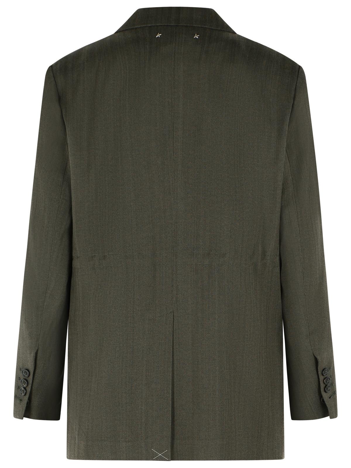 Golden Goose 'Journey' Blazer In Viscose And Grey Virgin Wool Women GOLDEN GOOSE