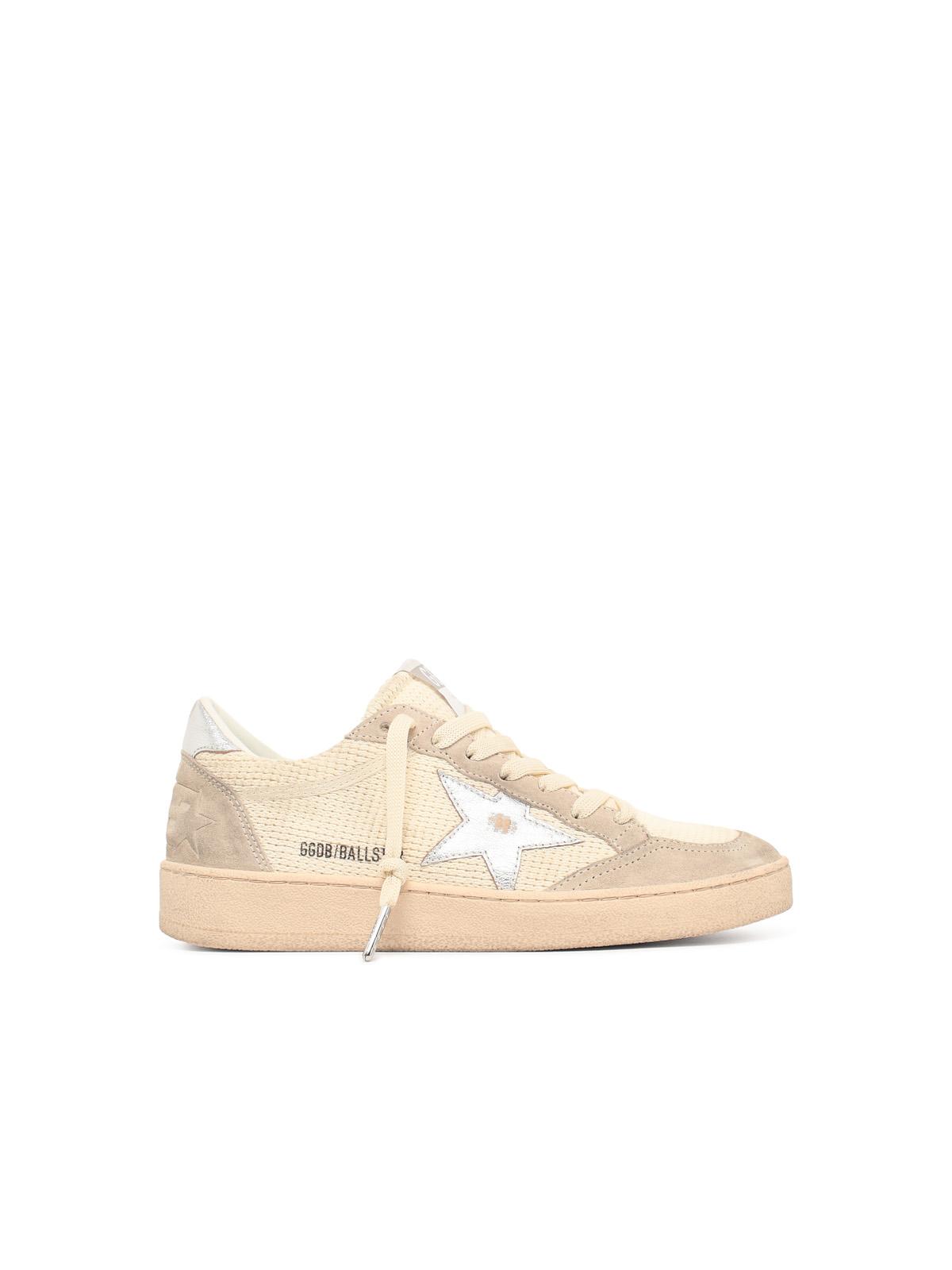 Golden Goose 'Ball Star' Beige Fabric Sneakers Women GOLDEN GOOSE